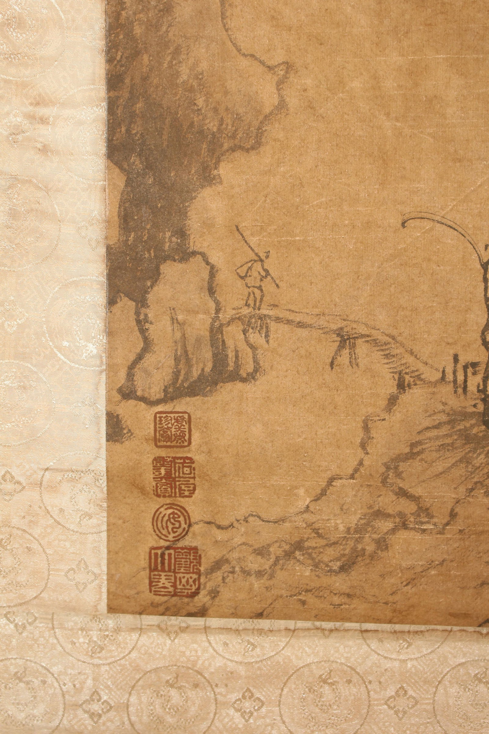 A Chinese Mountain-view Fortune Scroll - 6