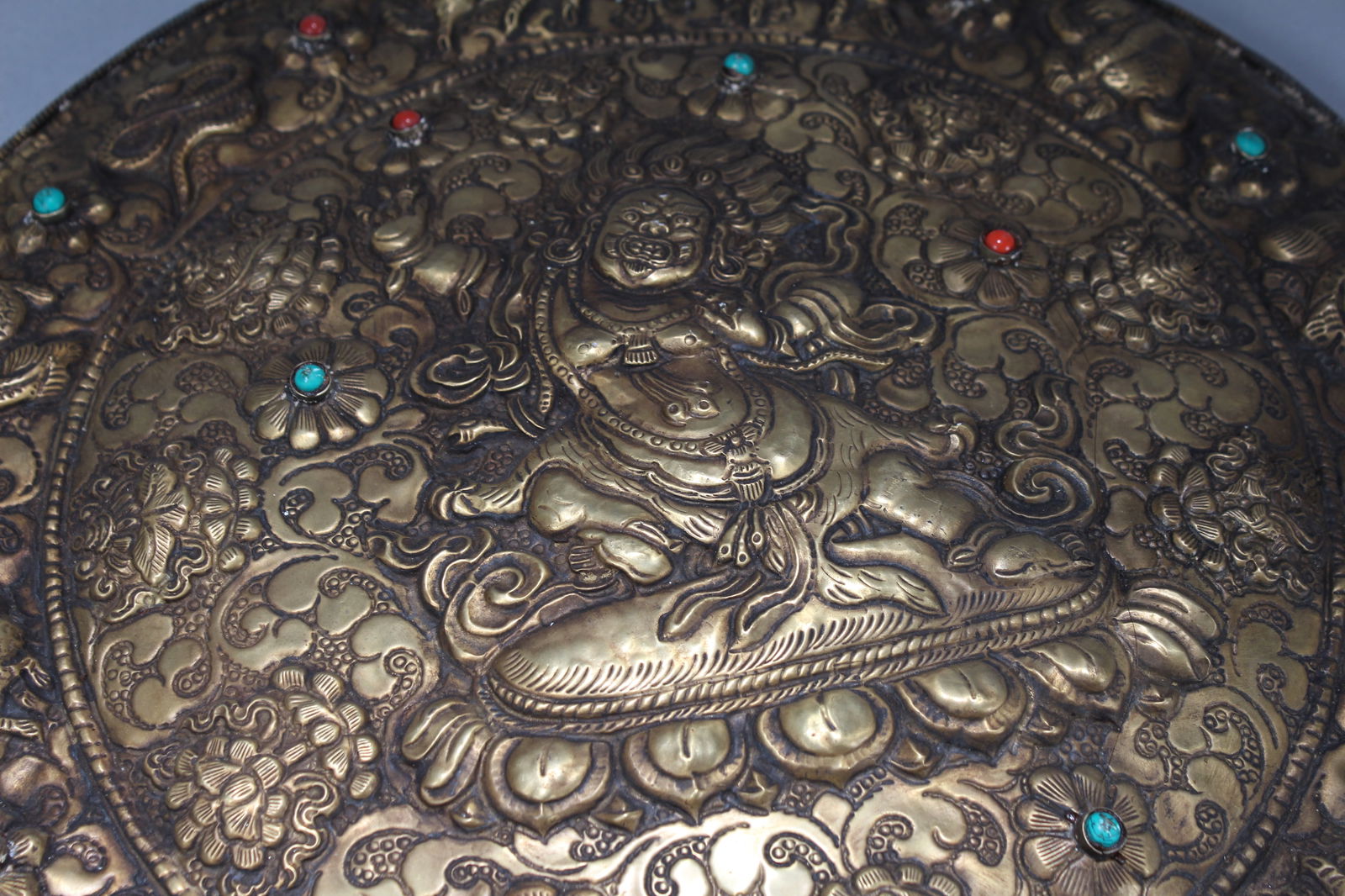 A Chinese Circular Fortune Pannel - 2