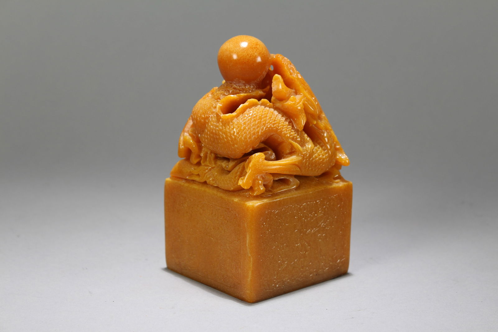 A Chinese Square-based Fortune Soapstone Seal - 2