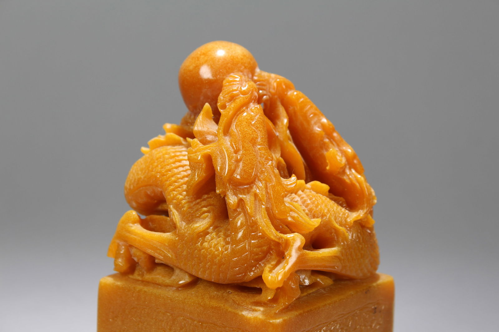 A Chinese Square-based Fortune Soapstone Seal - 5