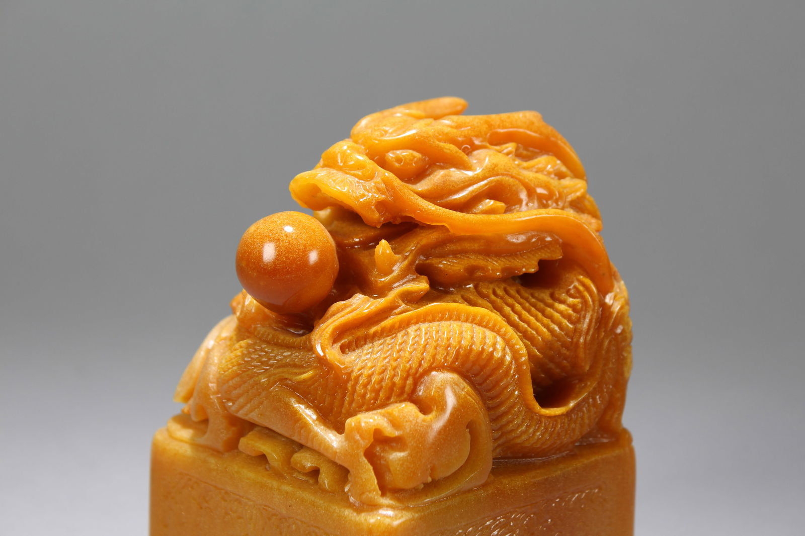 A Chinese Square-based Fortune Soapstone Seal - 3