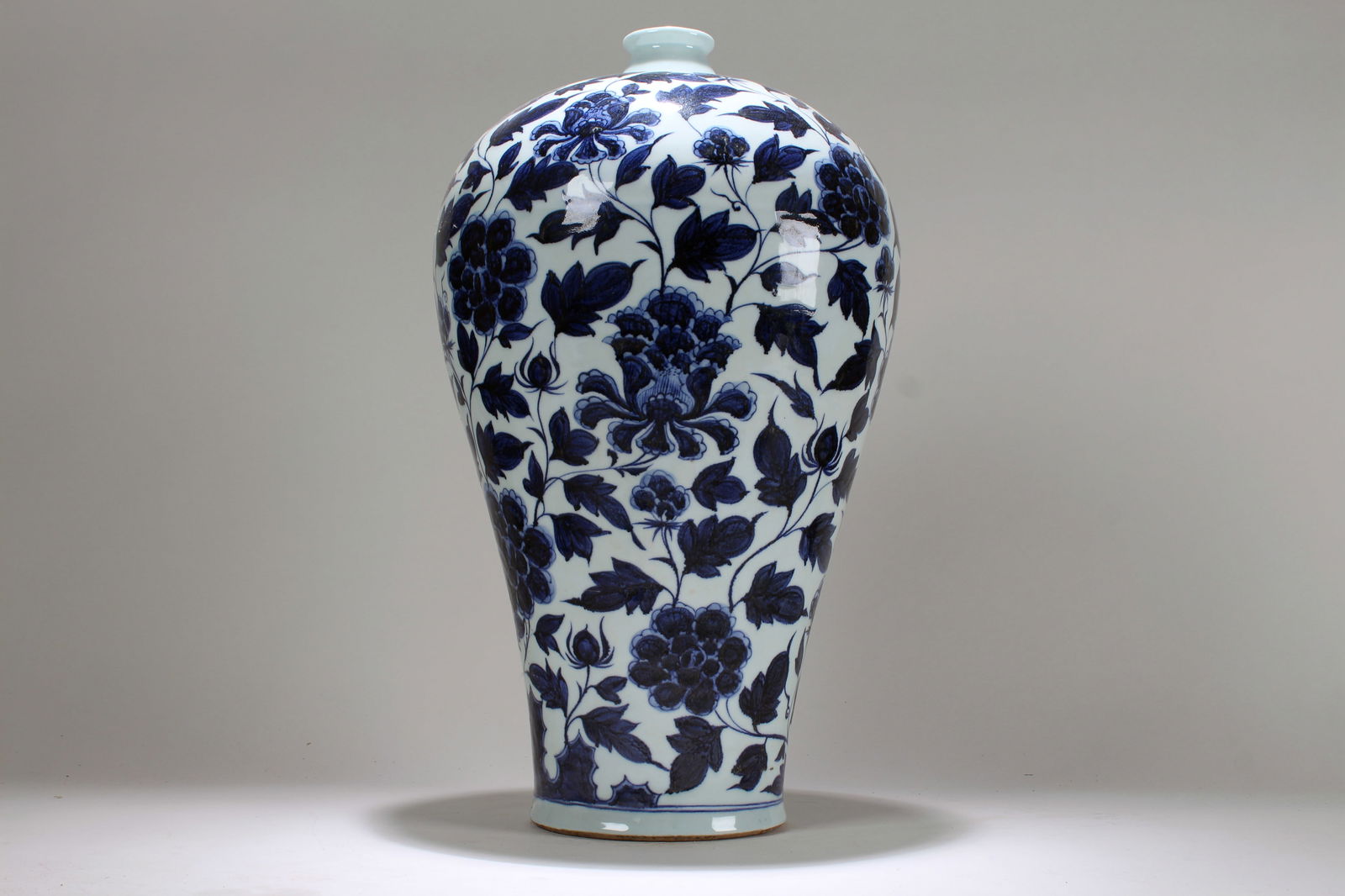 A Chinese Plant-fortune Blue and White Fortune Porcelain Vase (1 of 7)
