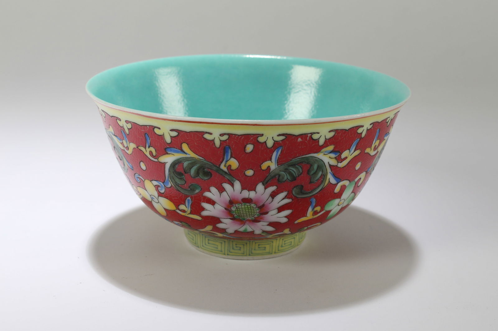 A Chinese Anicent-framing Circular Fortune Porcelain Bowl: A Chinese Anicent-framing Circular Fortune Porcelain Bowl. Height: 3 (inch). Width: 6 (inch).