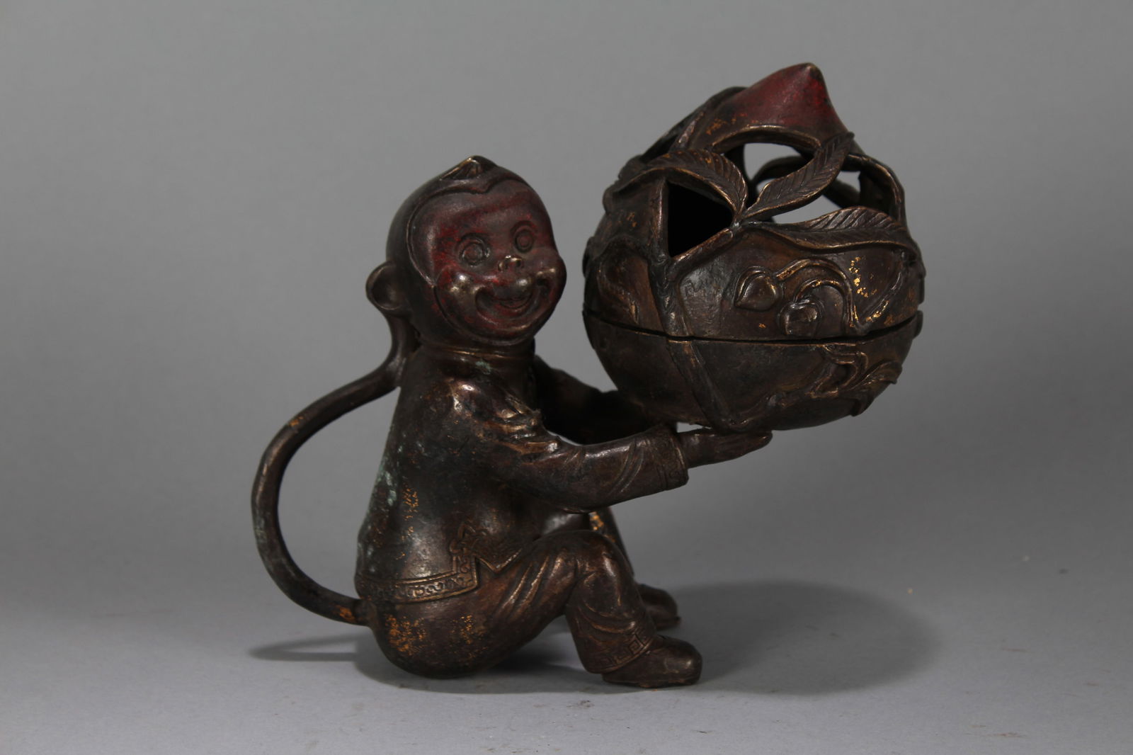 A Chinese Religious Money-portrait Fortune Statue: A Chinese Religious Money-portrait Fortune Statue. Height : 6.5 (inch). Width : 6.5 (inch). Length : 2.5 (inch).