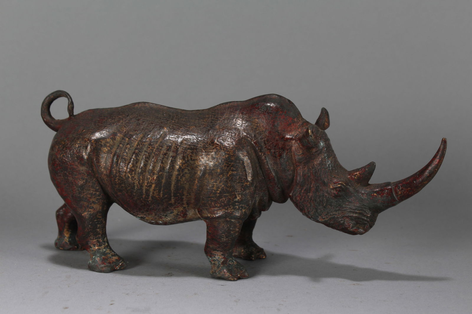 A Chinese Anicent-framing Myth-beast Fortune Statue: A Chinese Anicent-framing Myth-beast Fortune Statue. Height : 3.5 (inch). Width : 10 (inch). Length : 3 (inch).