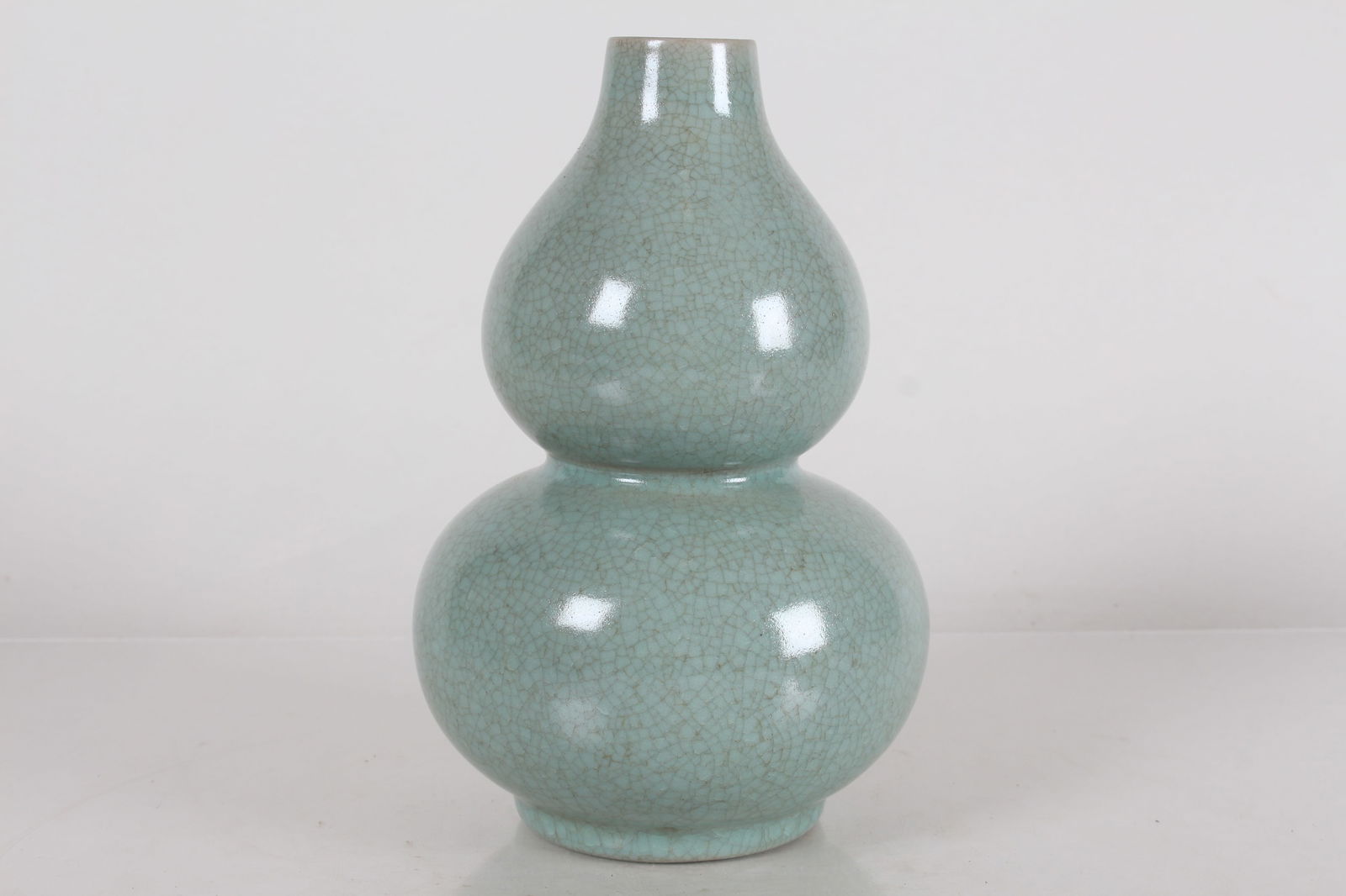 A Chinese Calabash-fortune Porcelain Fortune Vase: A Chinese Calabash-fortune Porcelain Fortune Vase . Height: 7.75 (inch).