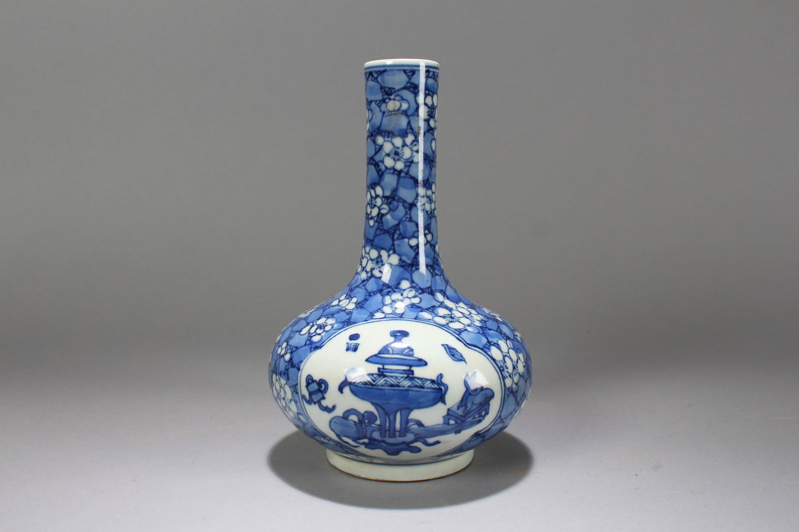 A Chinese Blue and White Fortune Porcelain Vase (1 of 5)