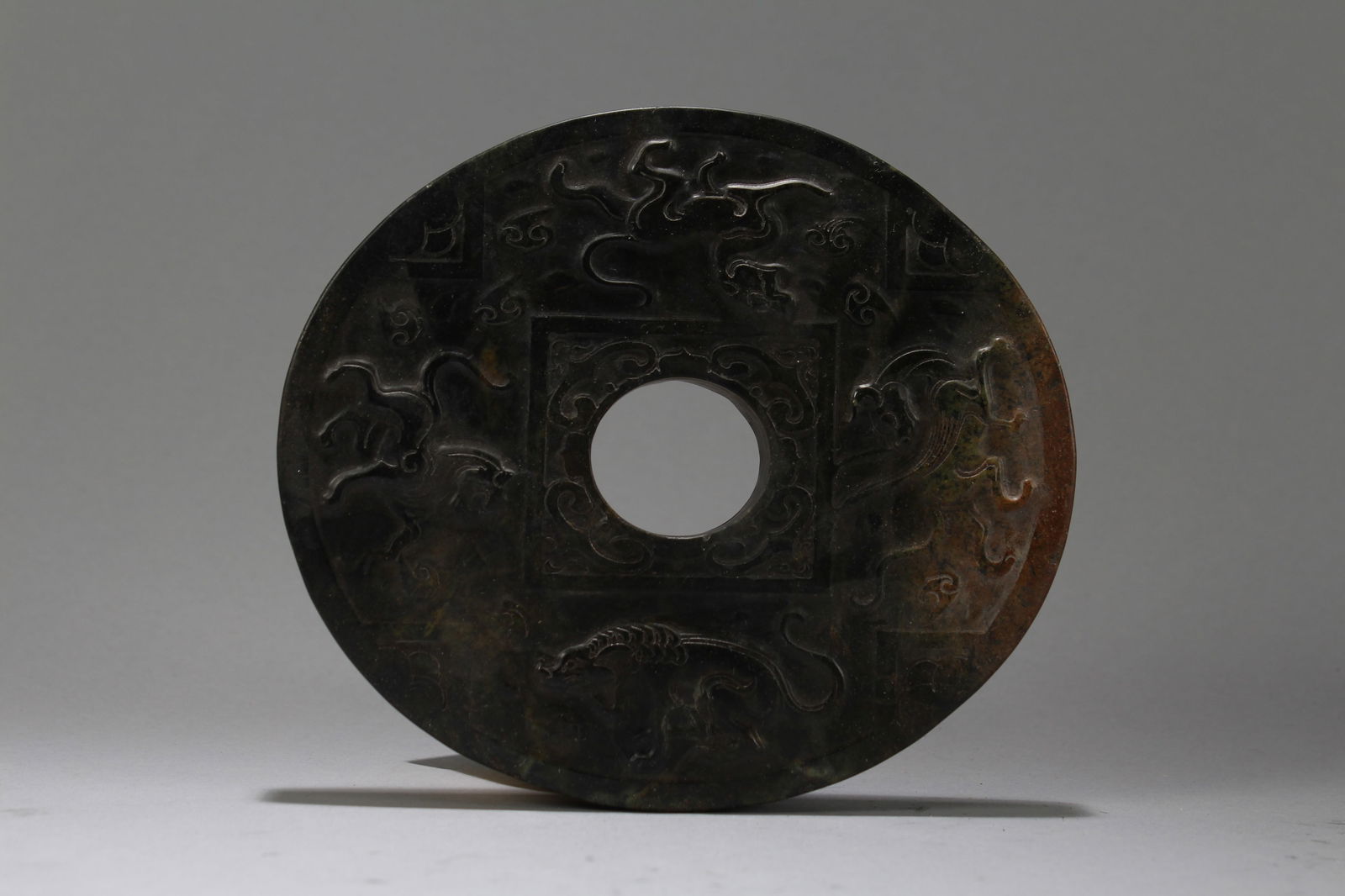 A Chinese Old-jade Religious Fortune Statue (1 of 6)