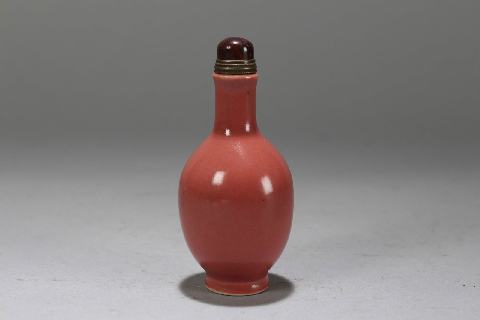 A Chinese Pink-coding Fortune Snuff Bottle - 2