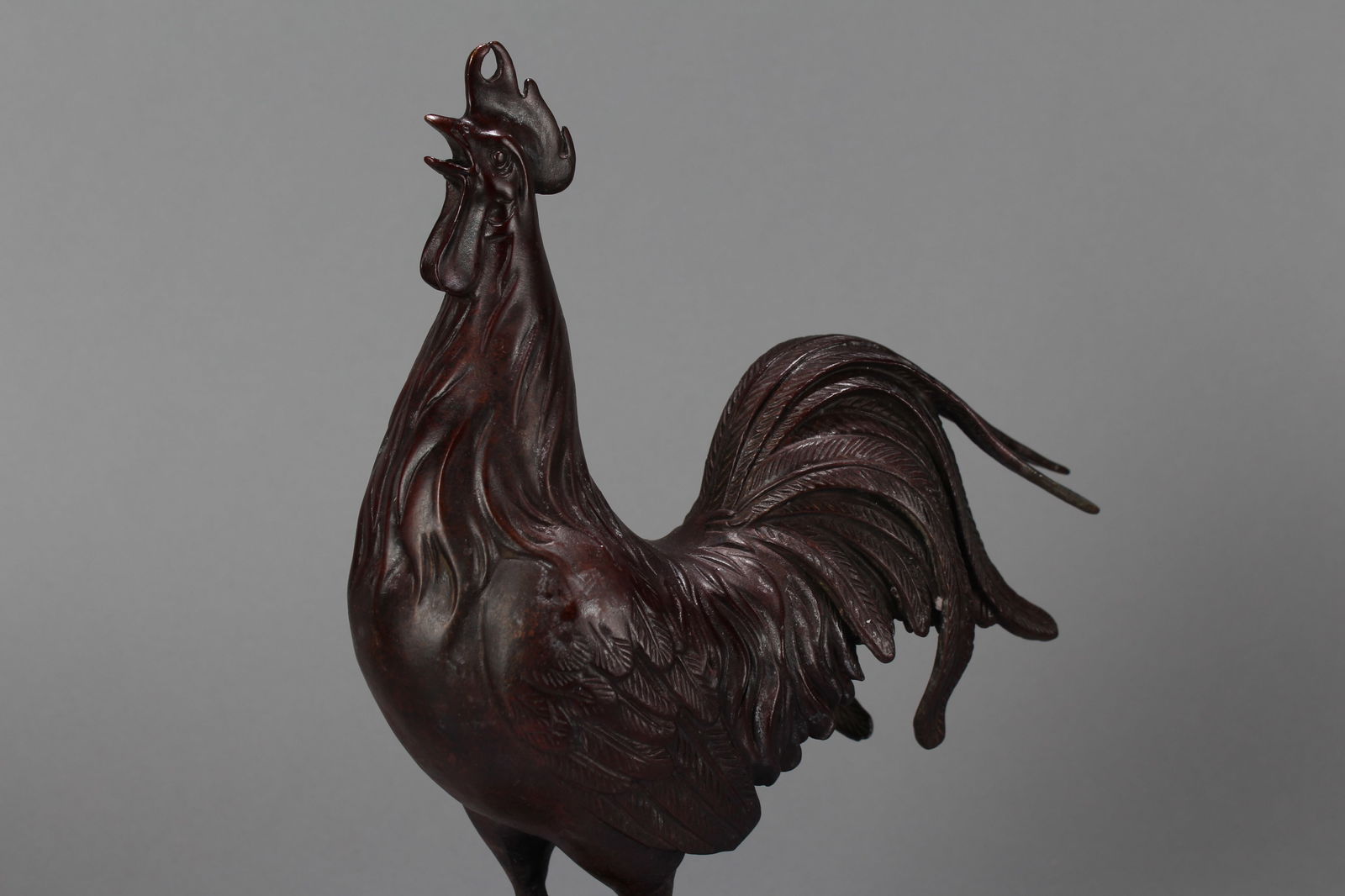 A Chinese Rooster-portrait Massive Fortune Statue - 4