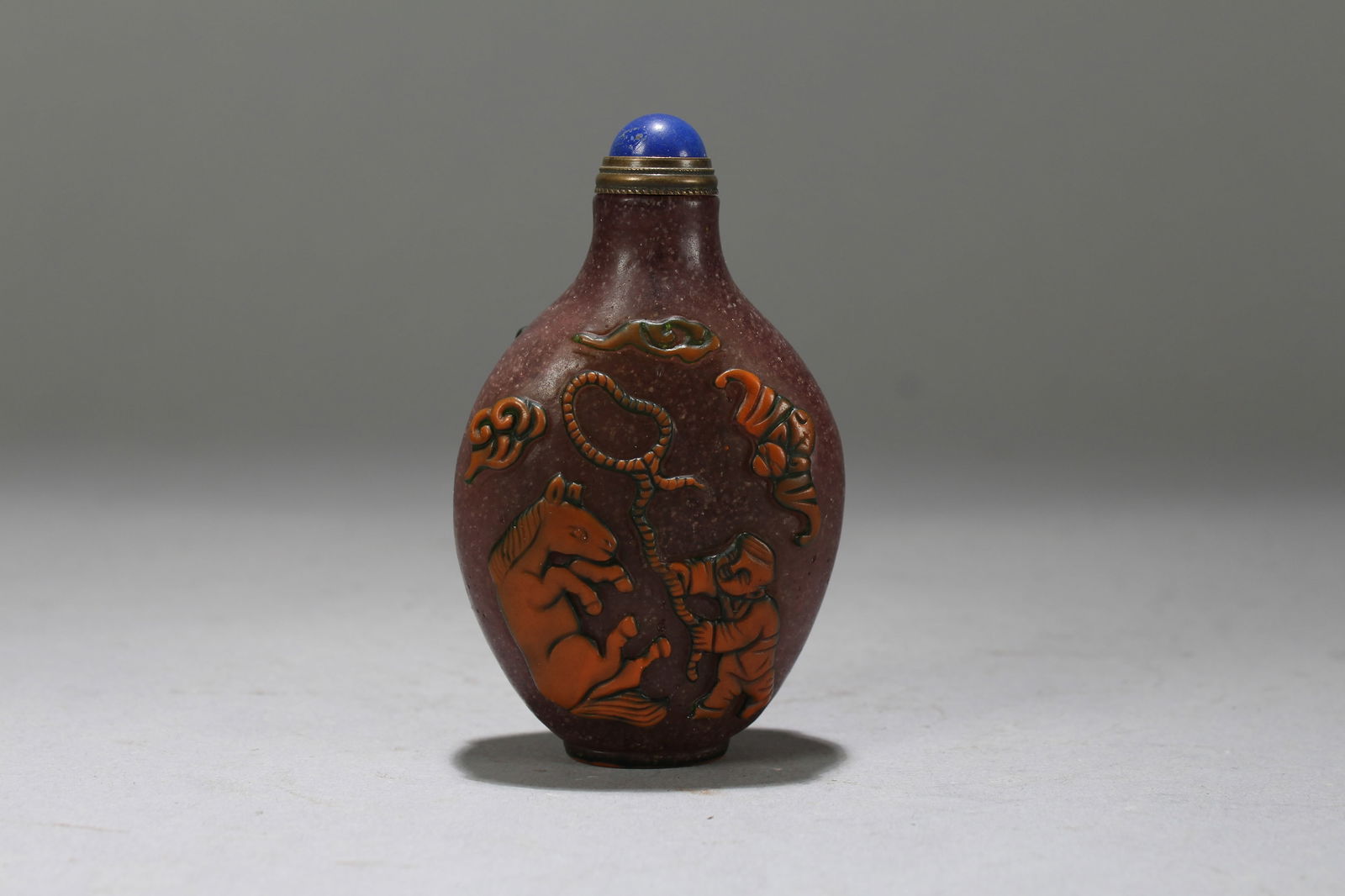 A Chinese Story-telling Fortune Snuff Bottle (1 of 6)