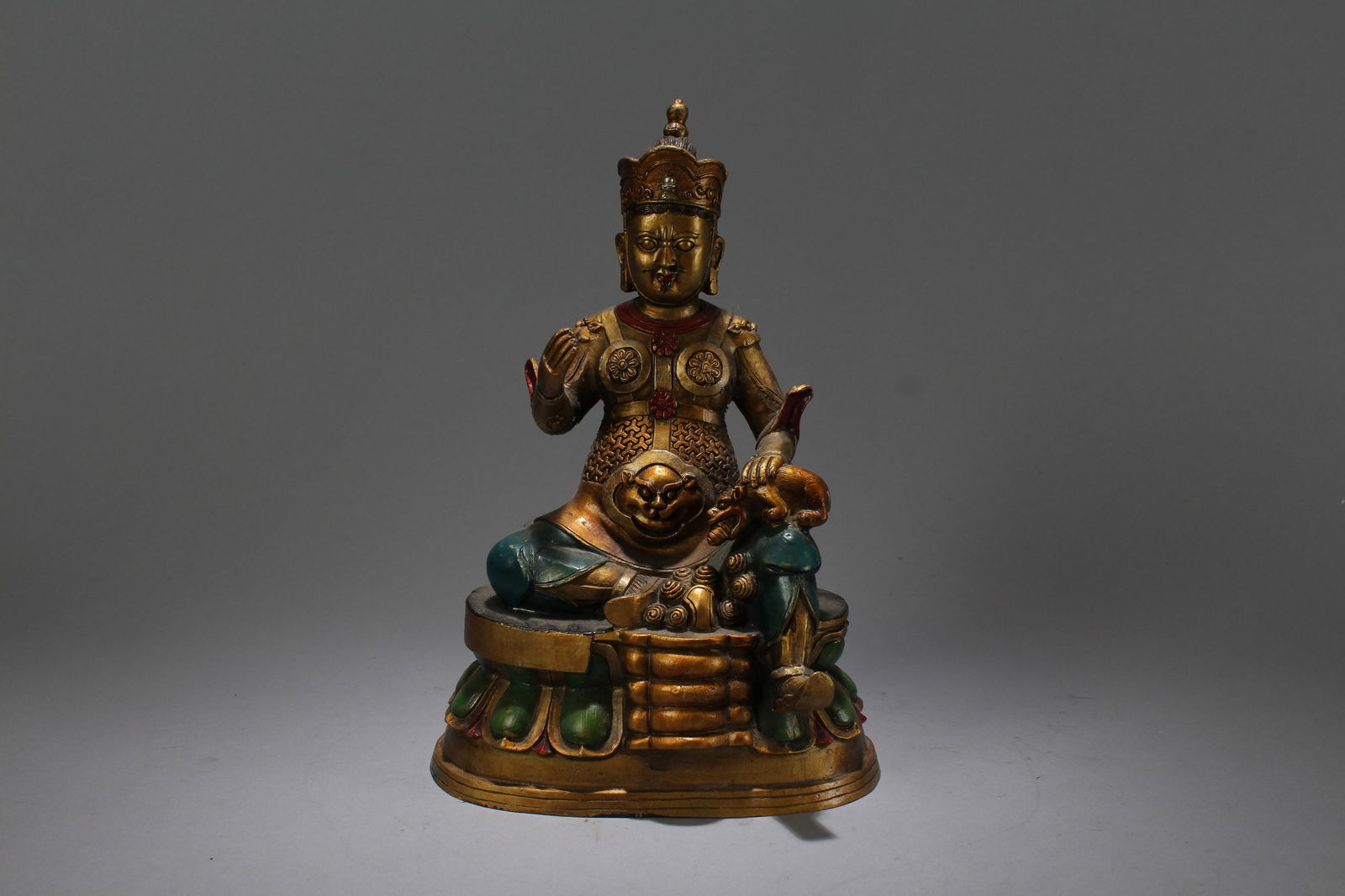 A Chinese Religious Fortune Buddha Statue (1 of 6)