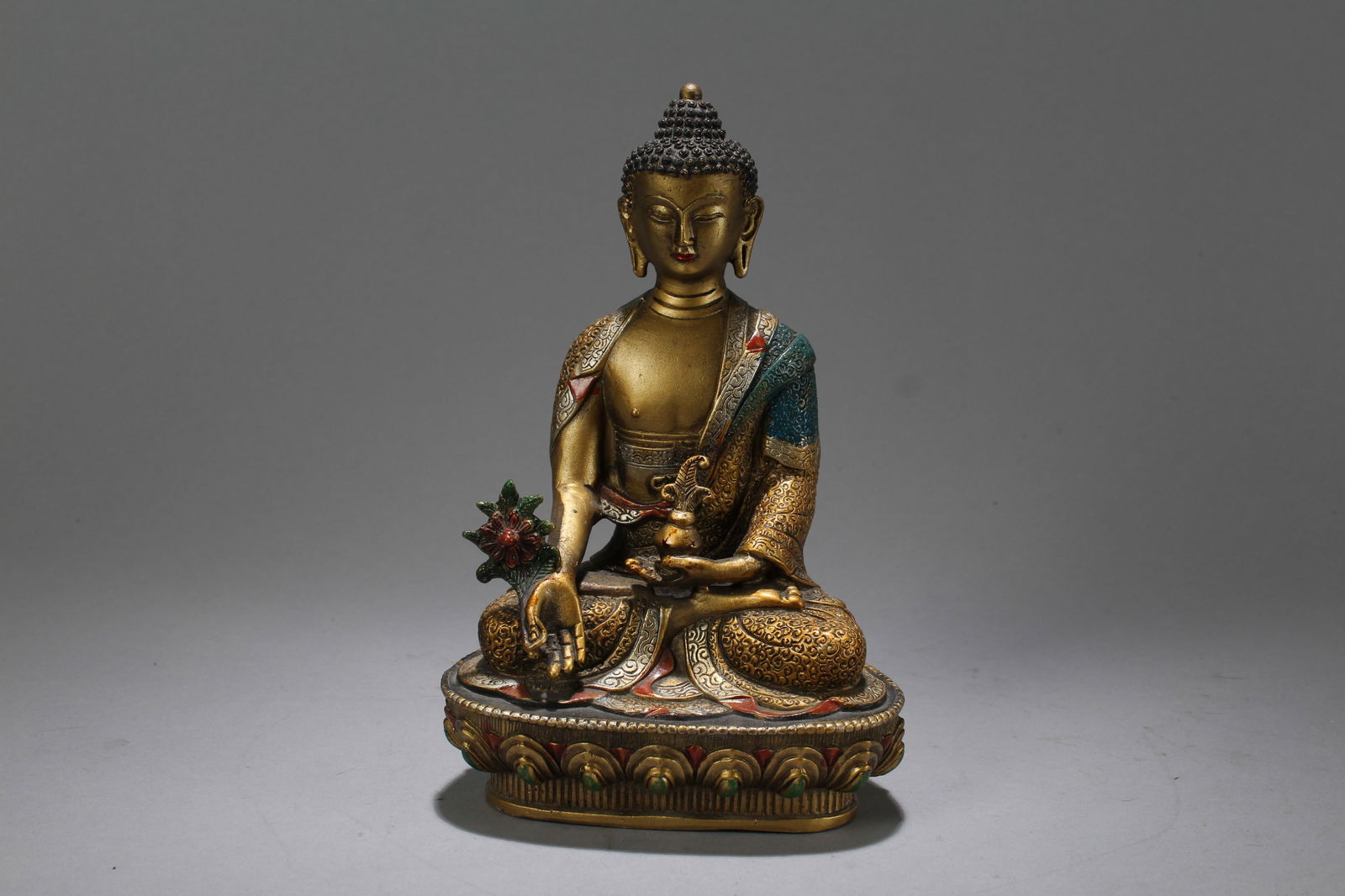 A Chinese Religious Fortune Buddha Statue (1 of 7)
