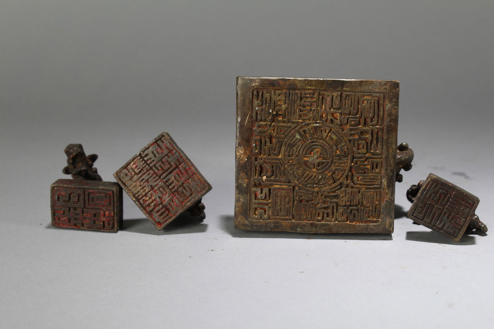 A Chinese Square-based Religious Myth-beast Statue - 6