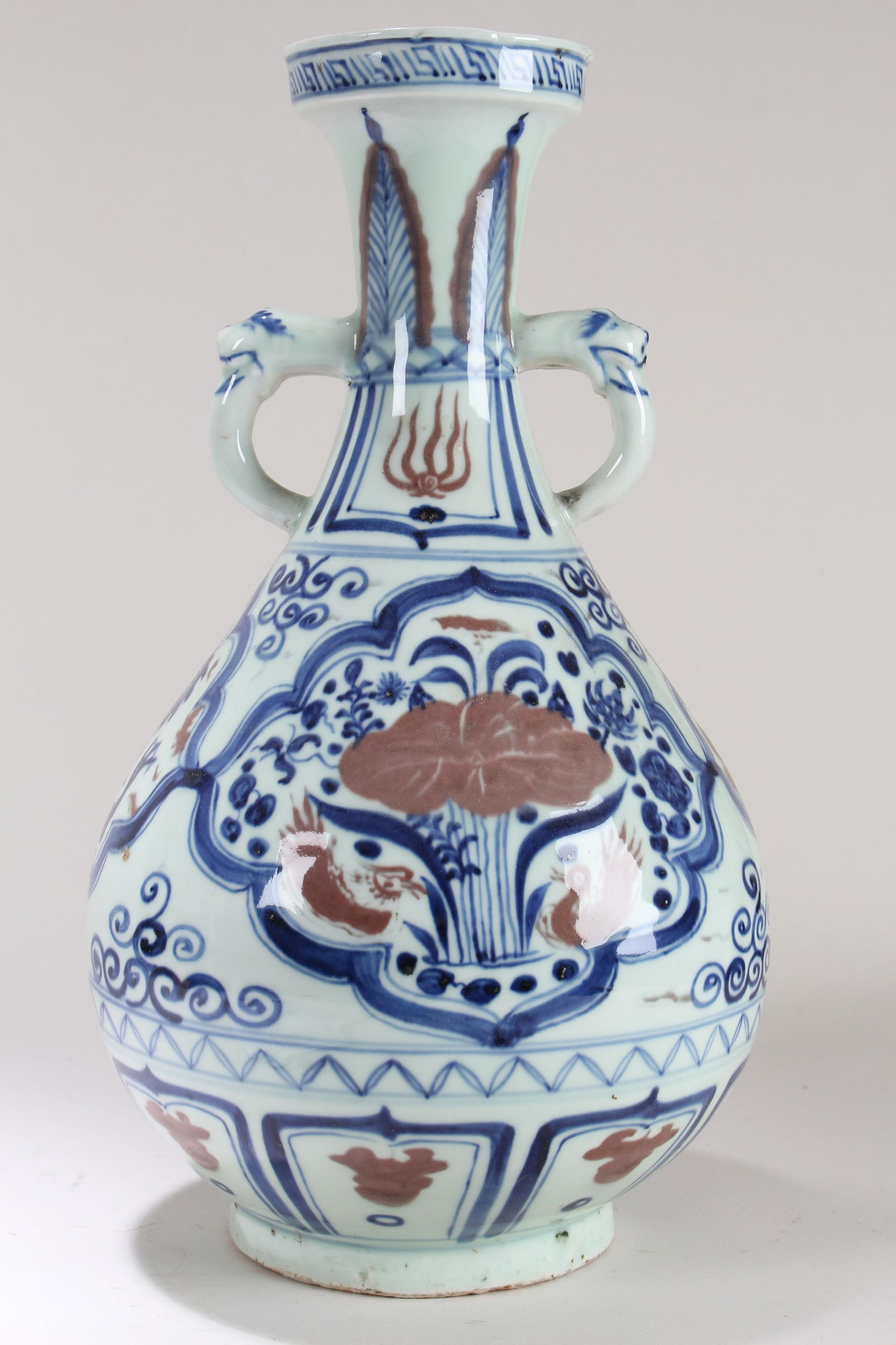 A Chinese Duo-handled Multi-theme Fortune Porcelain Vase (1 of 5)