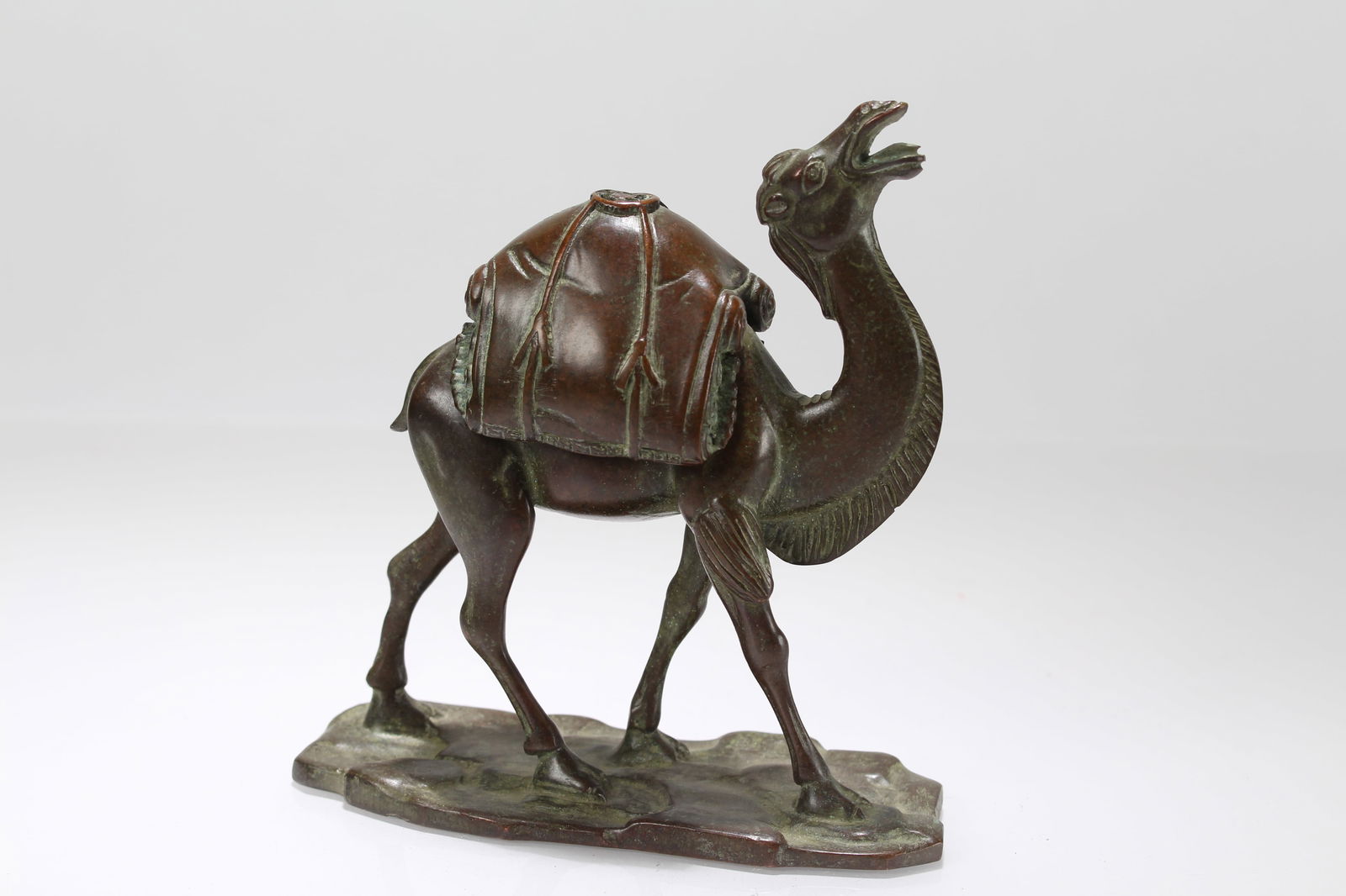 A Chinese Fortune Camel Statue - 2