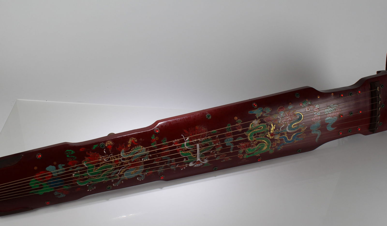 A Chinese Dragon-decorating Vividly-detailed 7-string Guzheng (1 of 10)