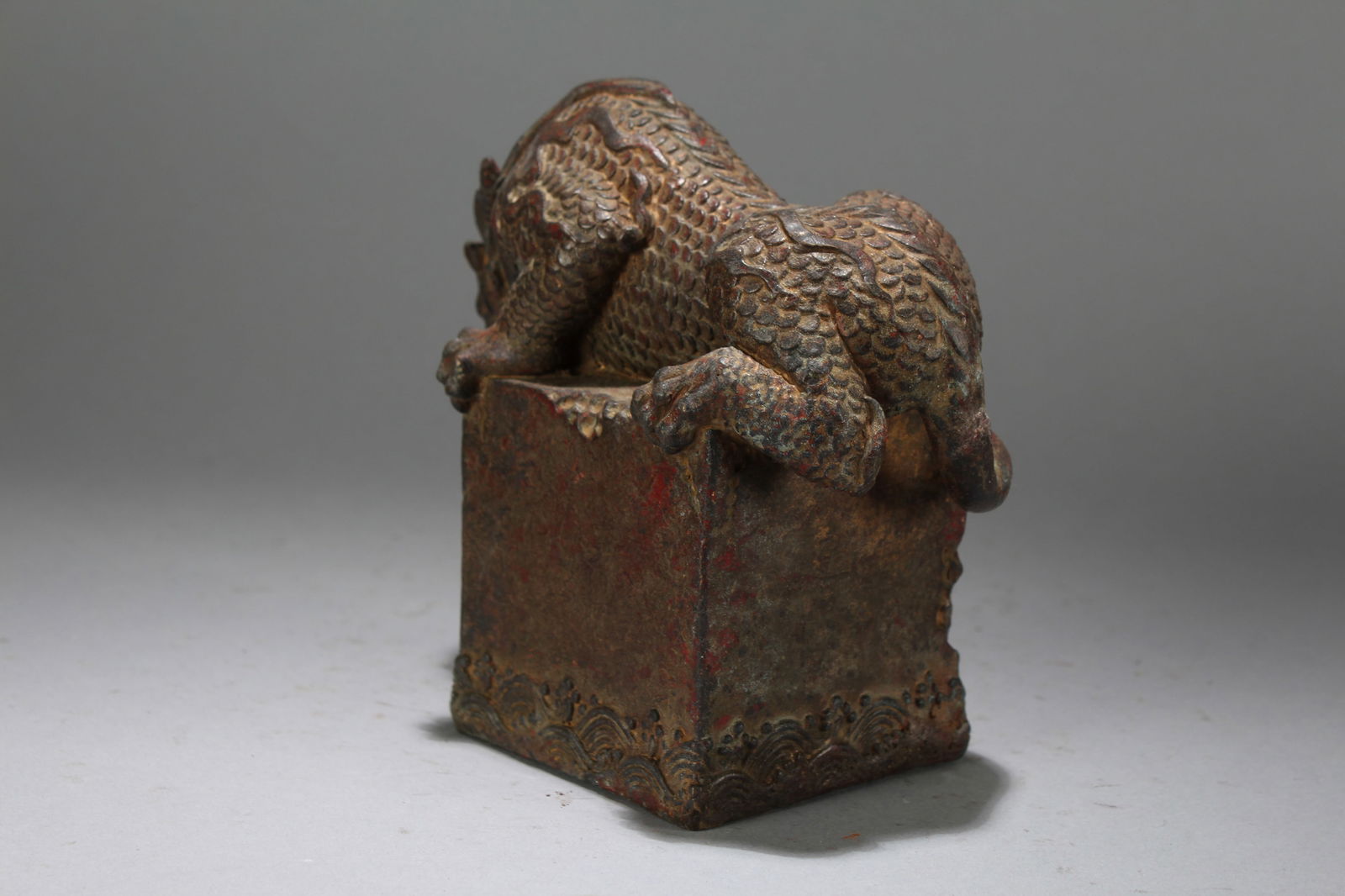 A Chinese Square-based Myth-beast Seal - 3