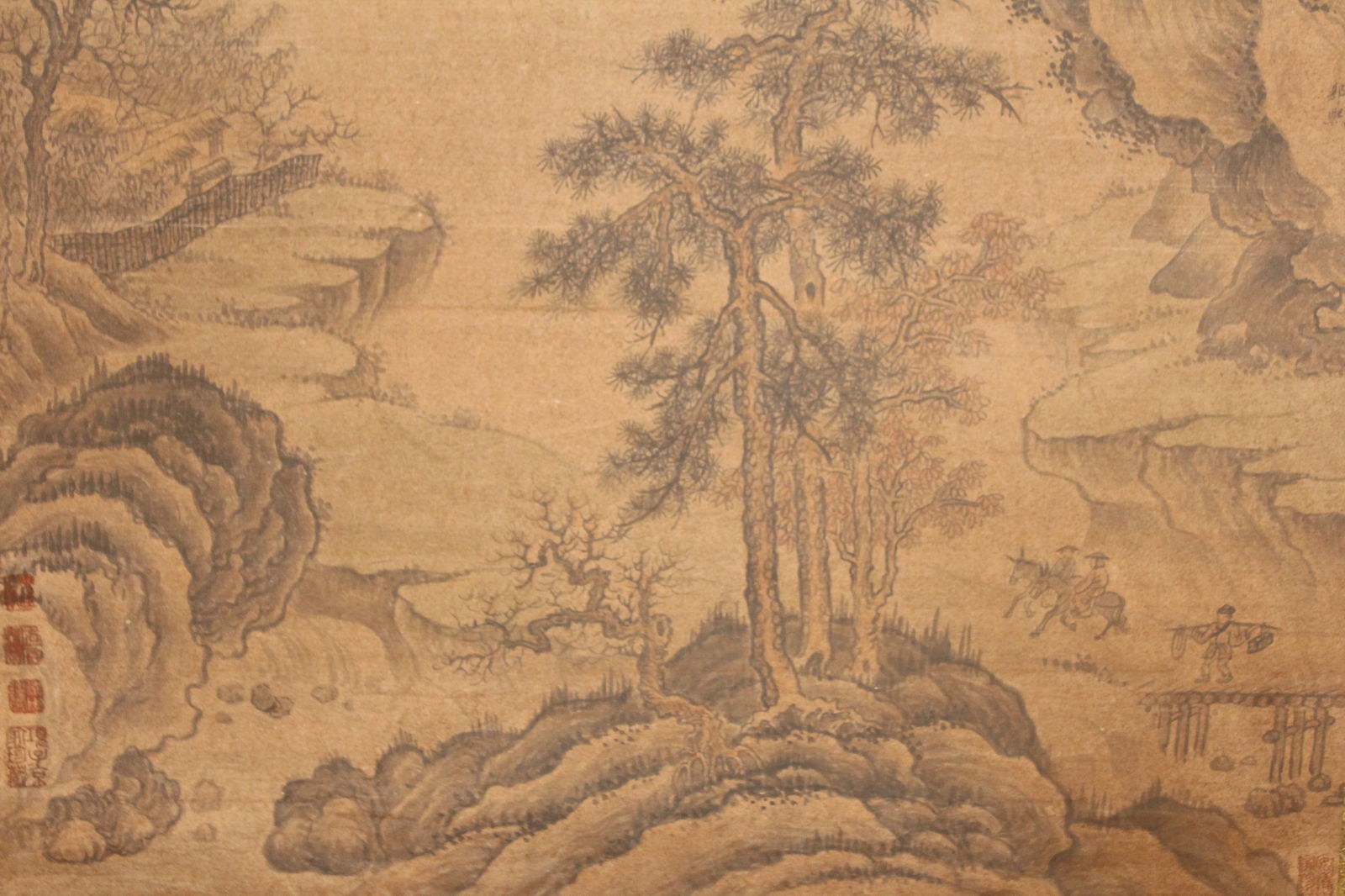 A Chinese Mountain-view Fortune Scroll - 5