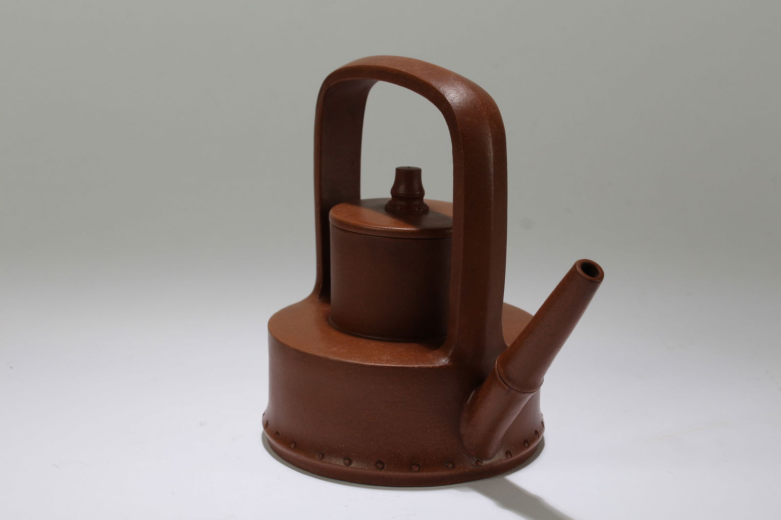 A Chinese High-handled Duo-layer Fortune Tea Pot - 3