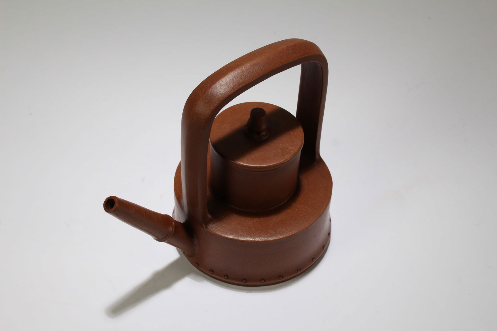 A Chinese High-handled Duo-layer Fortune Tea Pot - 5