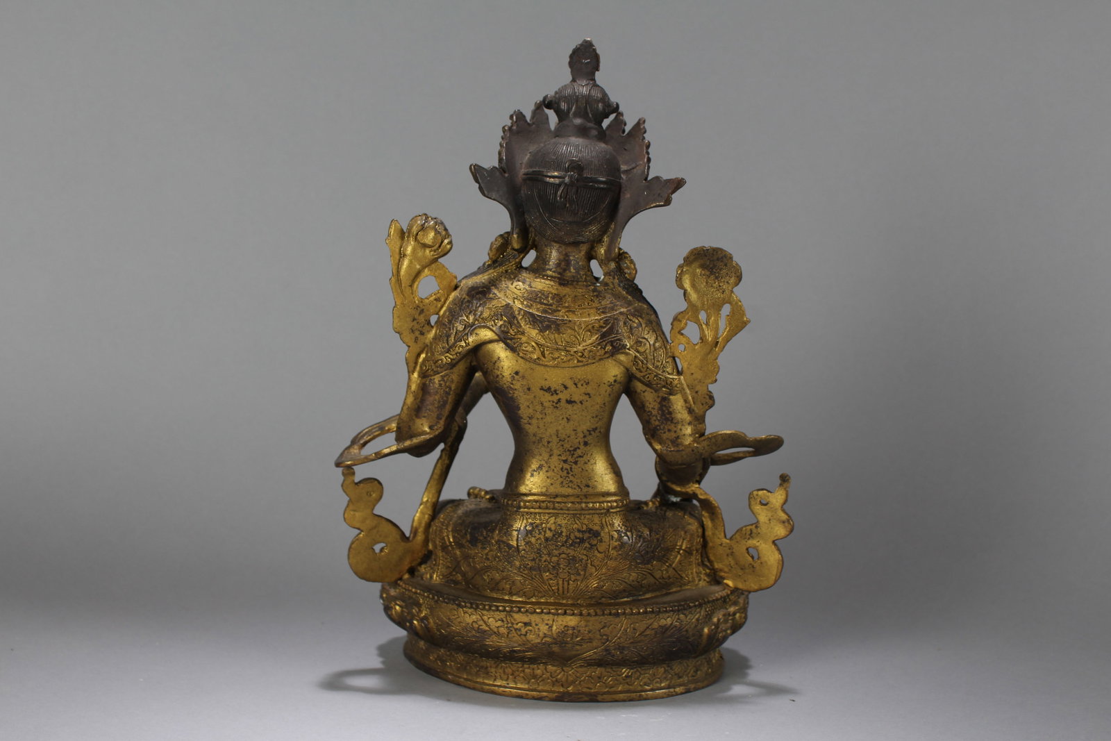 A Chinese Religious Fortune Buddha Statue - 3