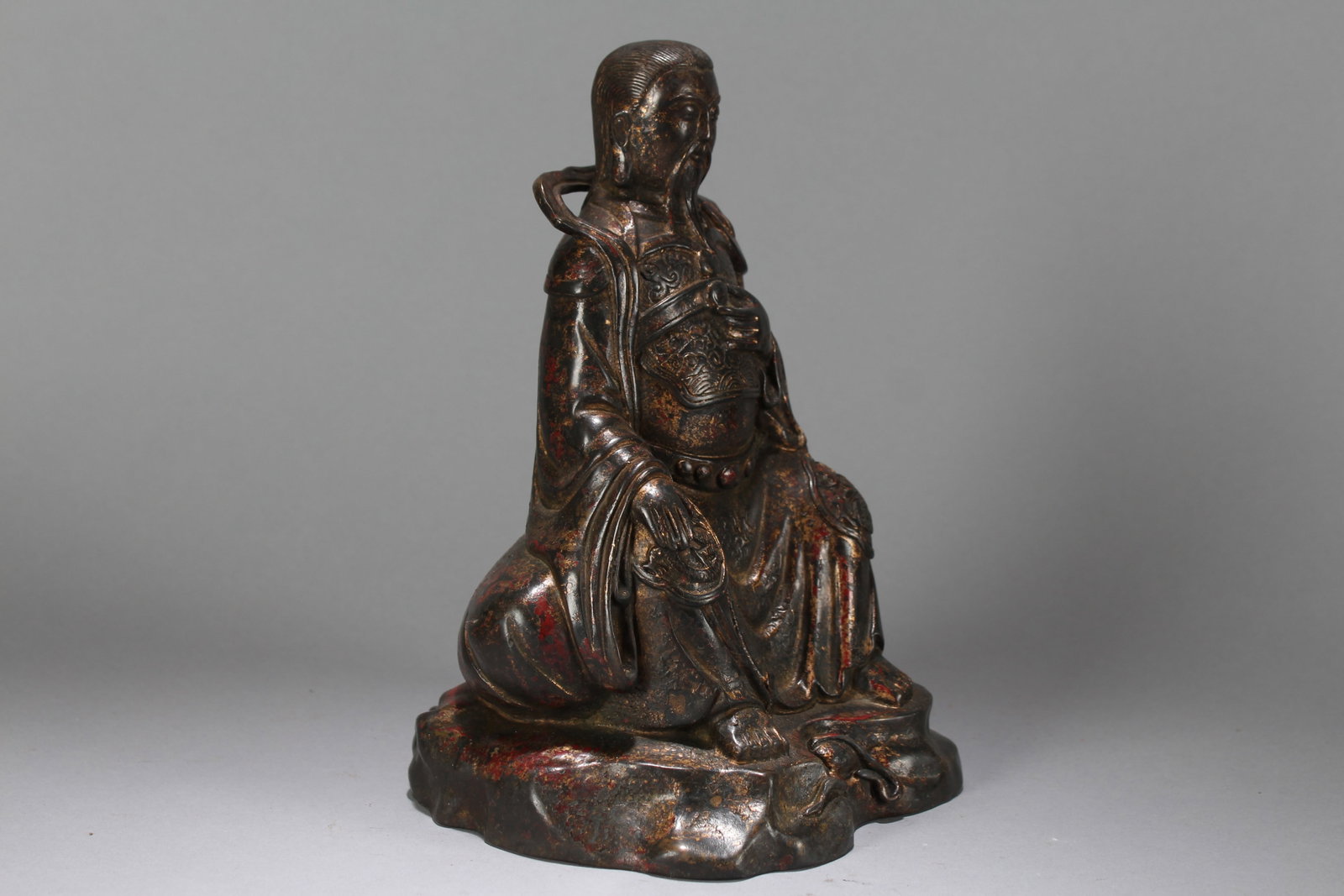 A Chinese Religious Fortune Buddha Statue - 2