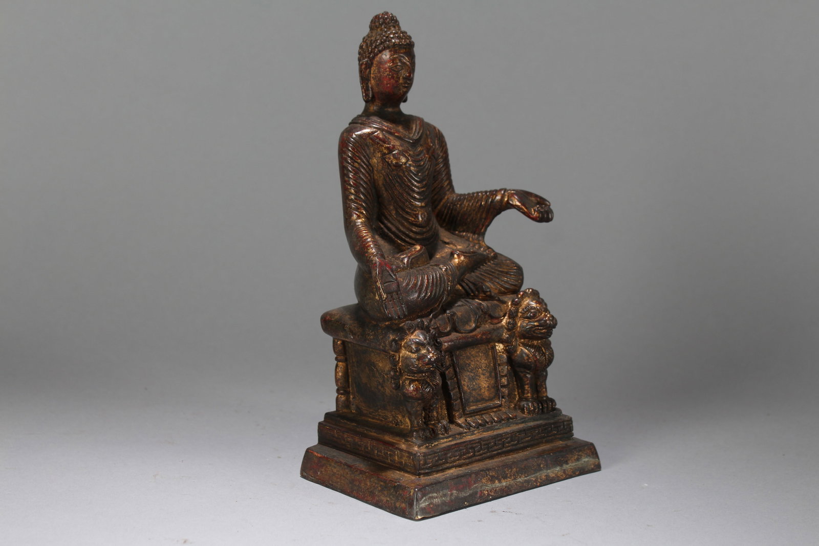 A Chinese Religious Fortune Buddha Statue - 2
