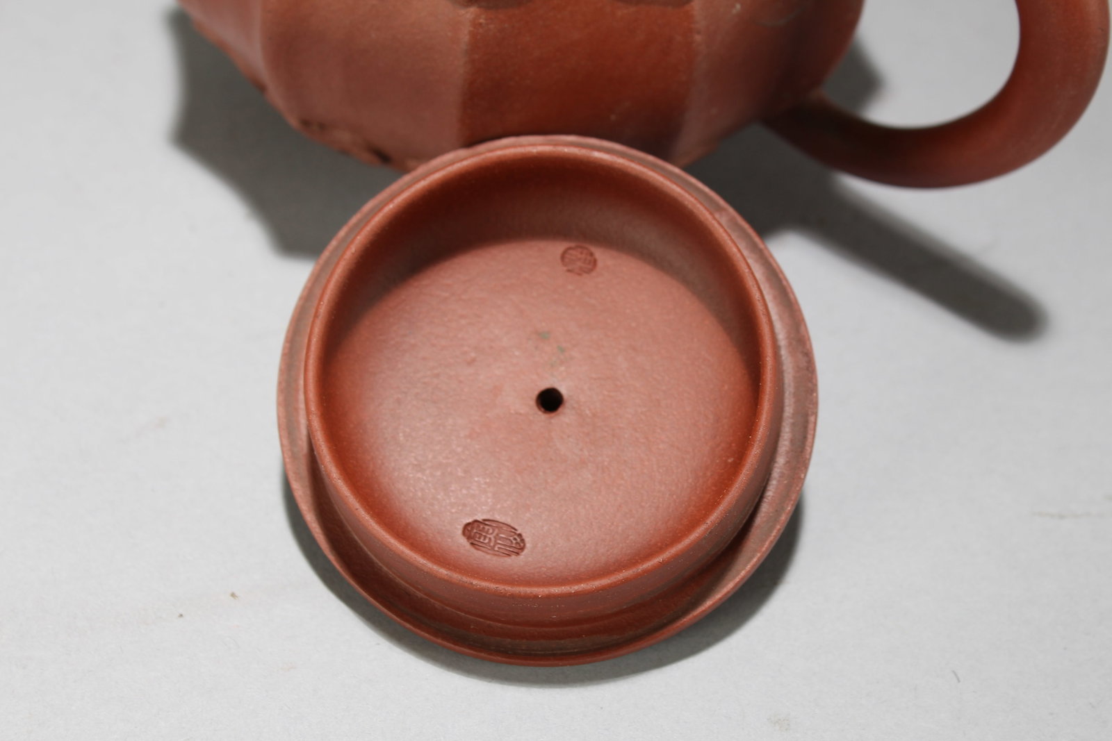A Chinese Lidded Fortune Religious Tea Pot - 4