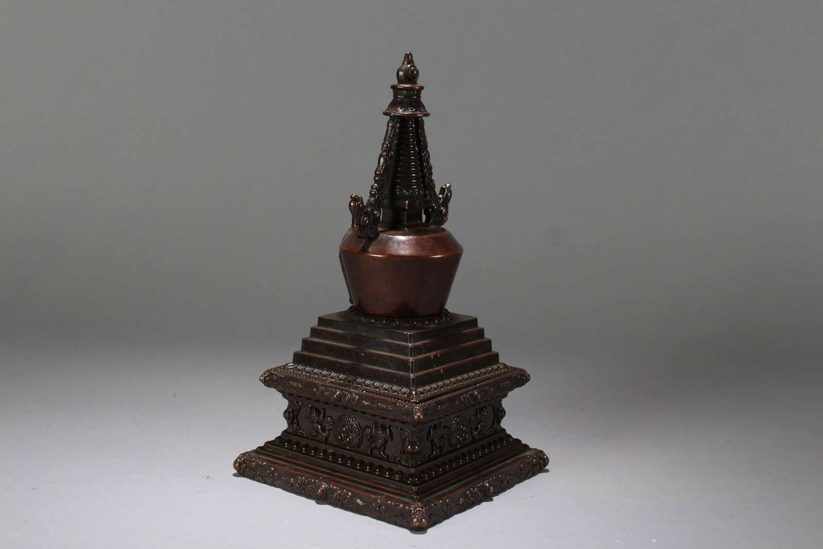 A Chinese Square-based Religious Fortune Censer - 2