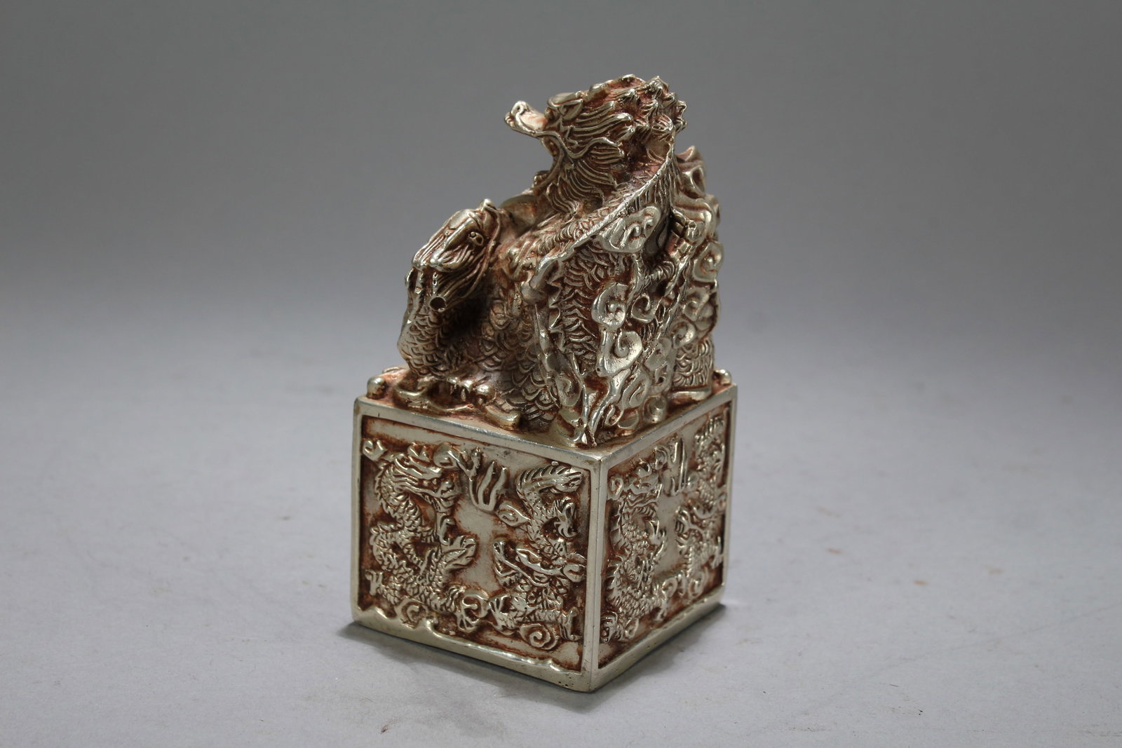 A Chinese Square-based Religious Fortune Seal - 4