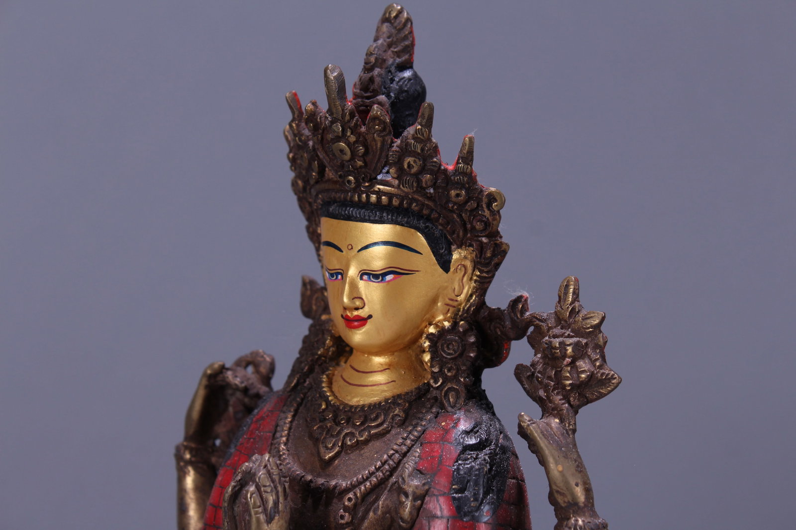 A Chinese Religious Fortune Buddha Statue - 5