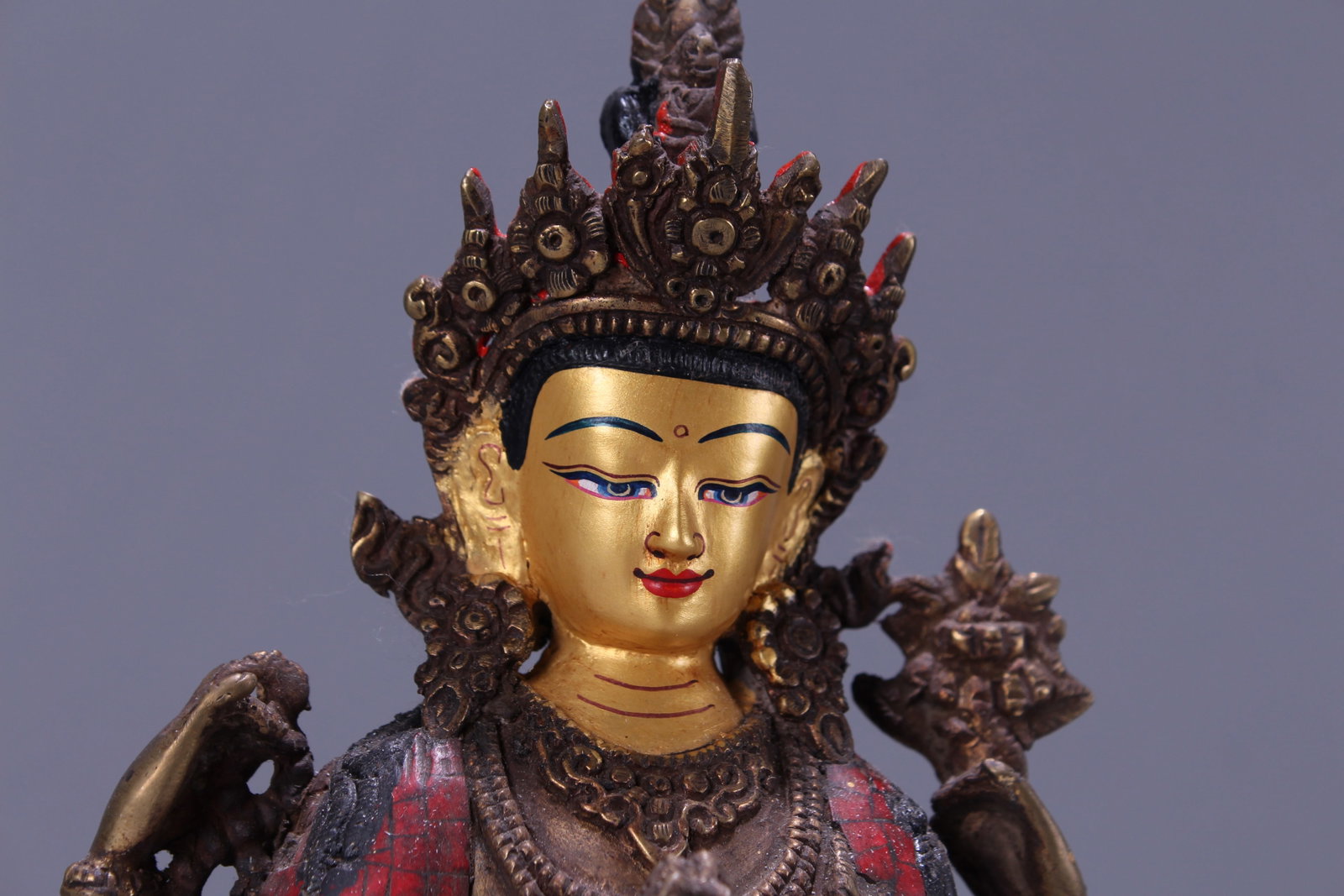 A Chinese Religious Fortune Buddha Statue - 6