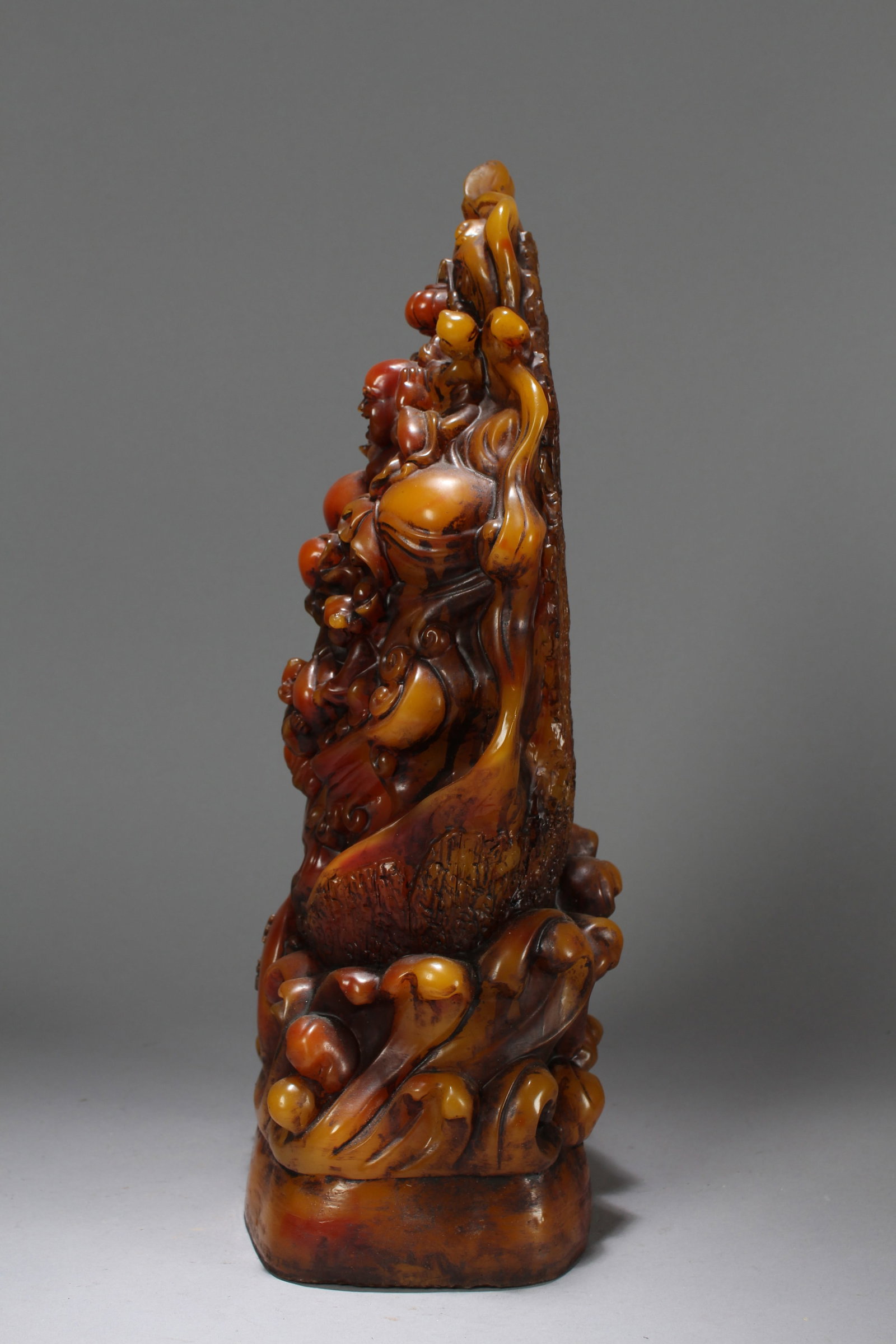 A Chinese Happy-buddha Fortune Statue - 4