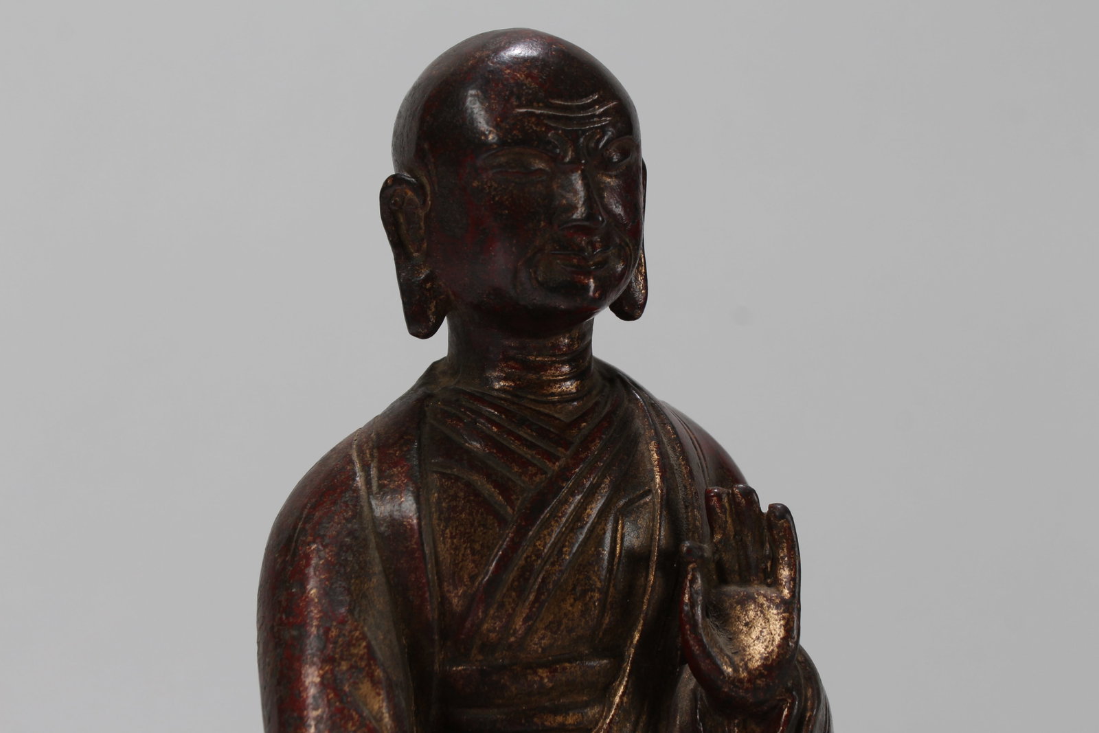 A Chinese Religious Fortune Buddha Statue - 2