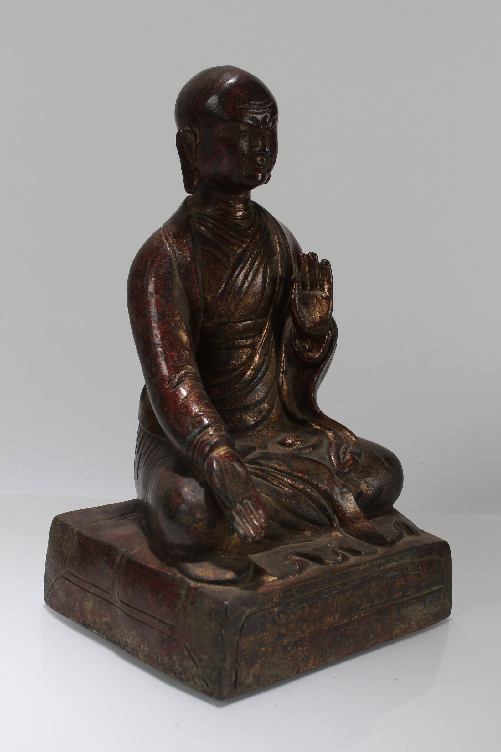 A Chinese Religious Fortune Buddha Statue - 3