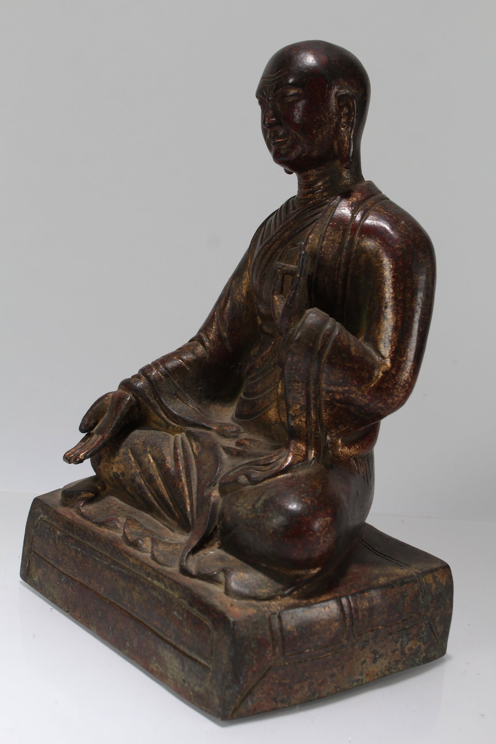 A Chinese Religious Fortune Buddha Statue - 5