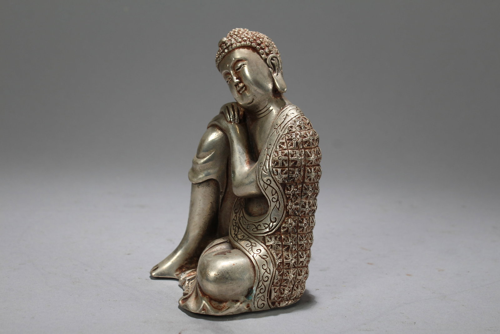 A Chinese Religious Fortune Buddha Statue - 3