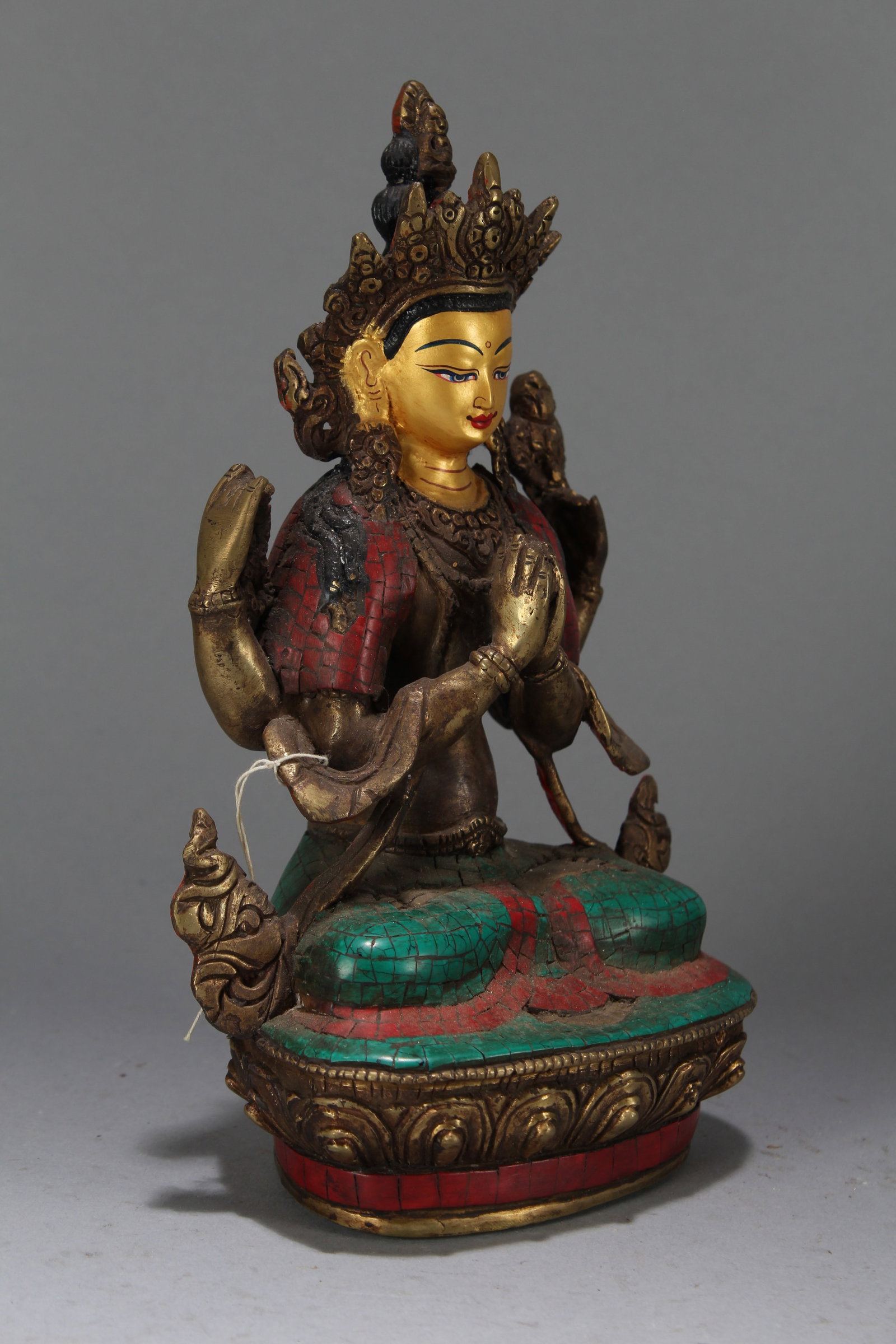 A Chinese Religious Fortune Buddha Statue - 2