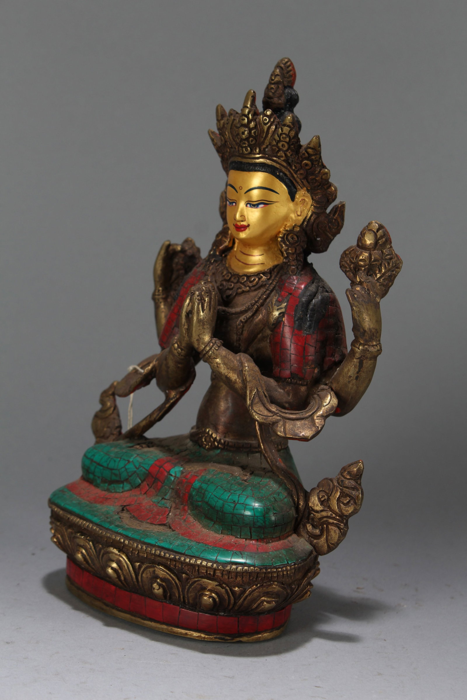 A Chinese Religious Fortune Buddha Statue - 5