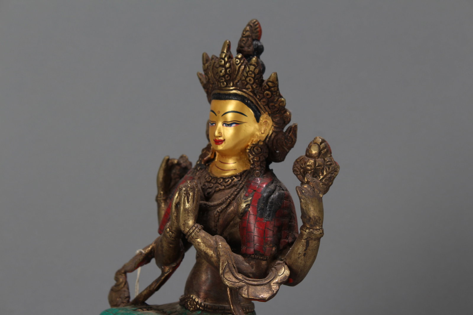 A Chinese Religious Fortune Buddha Statue - 6
