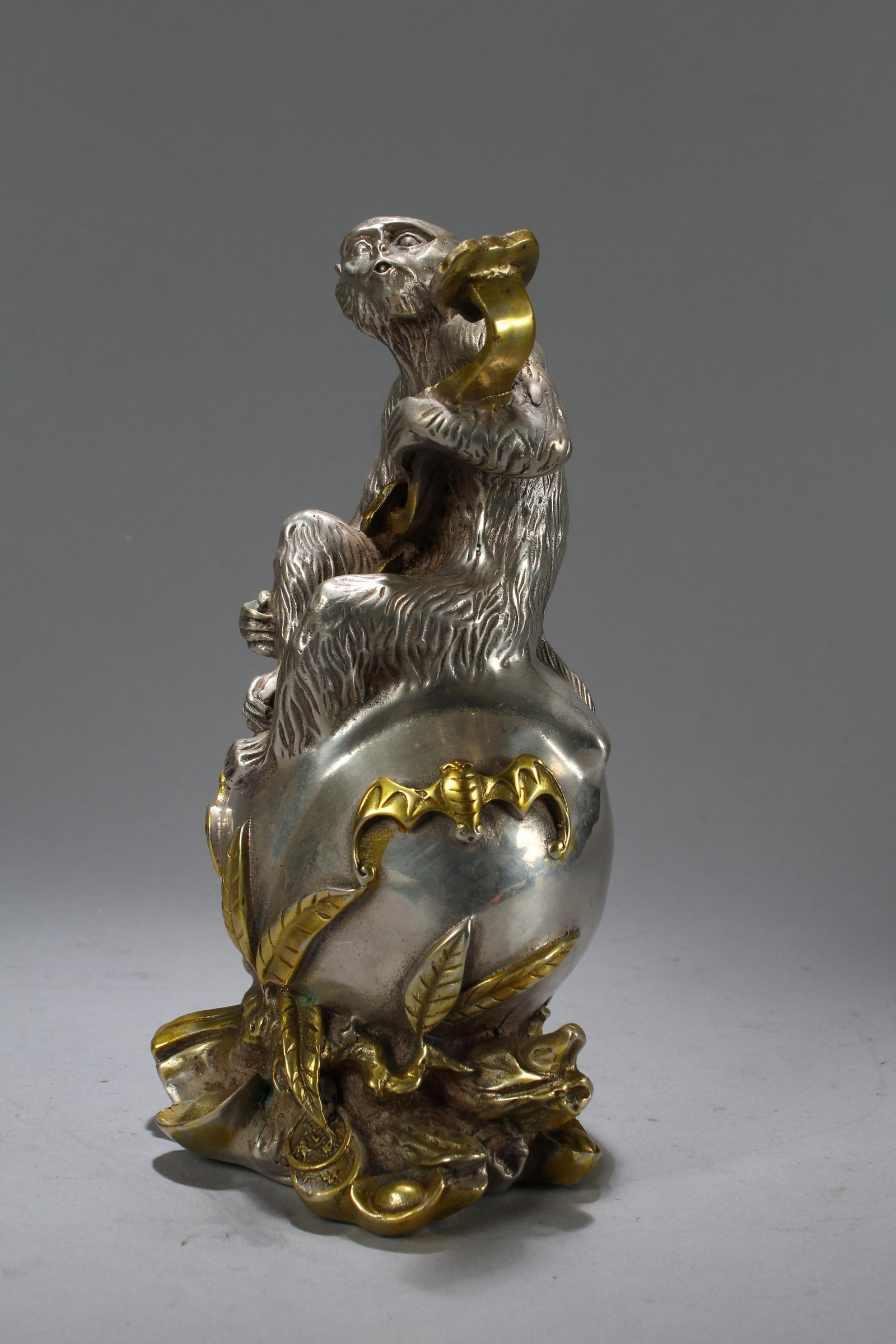 A Chinese Religious Monkey Fortune Statue - 2