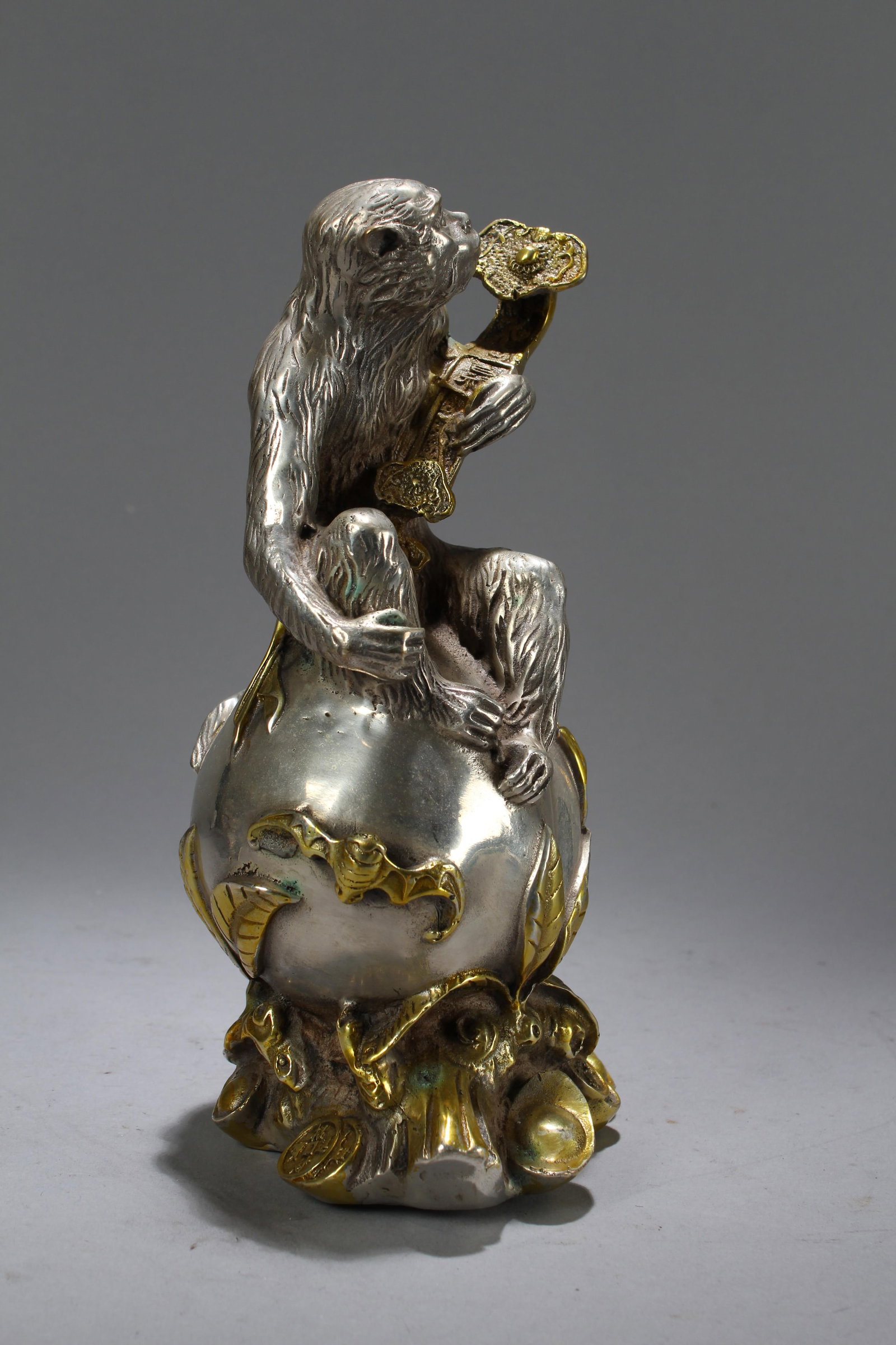 A Chinese Religious Monkey Fortune Statue - 3
