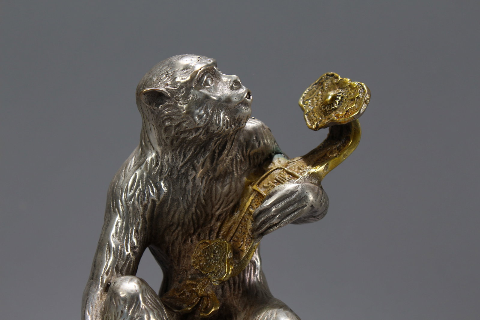 A Chinese Religious Monkey Fortune Statue - 4