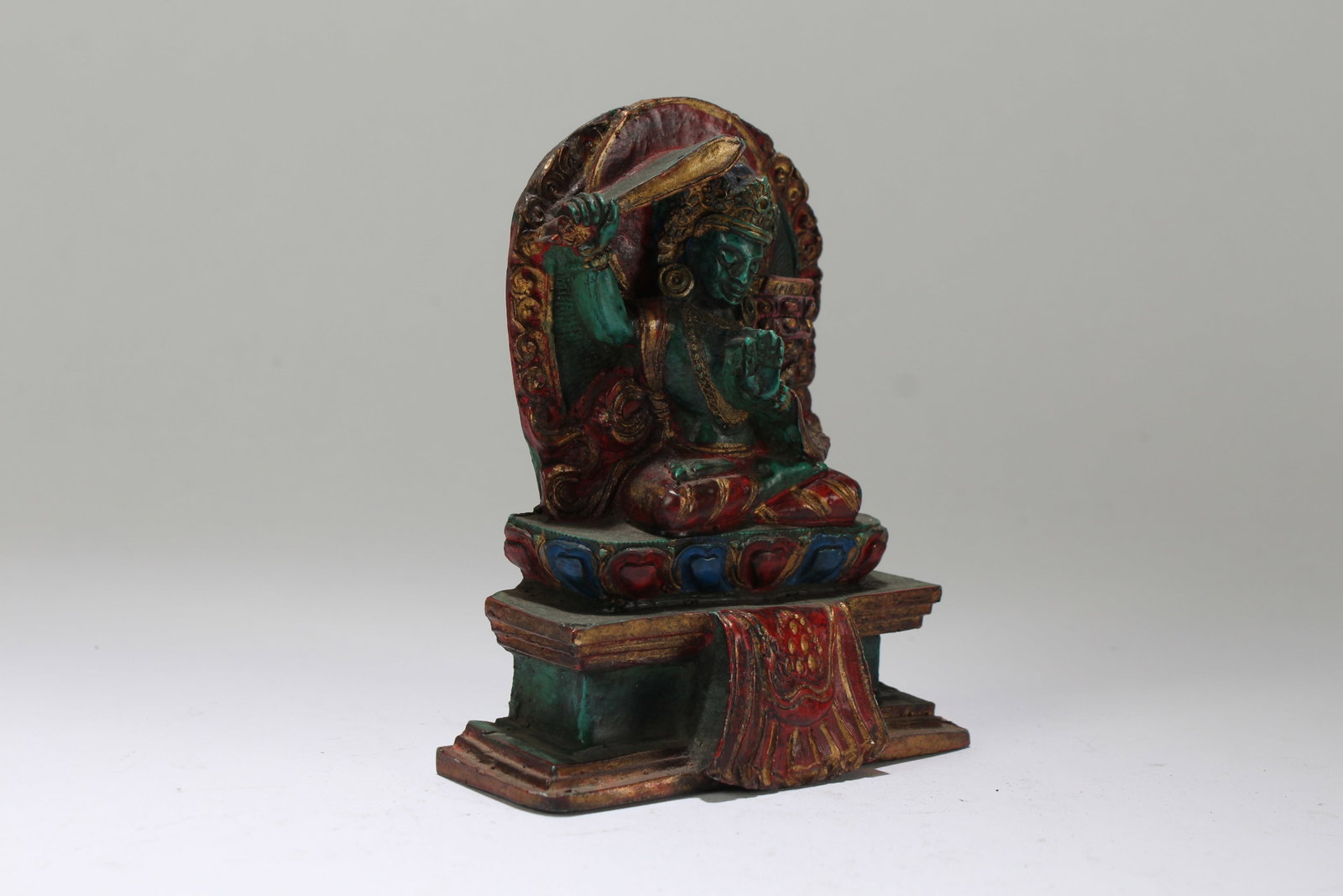 A Tibetan Religious Fortune Buddha Statue - 2