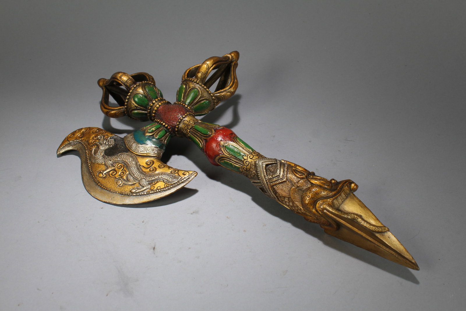 A Tibetan Religious Fortune Statue - 9