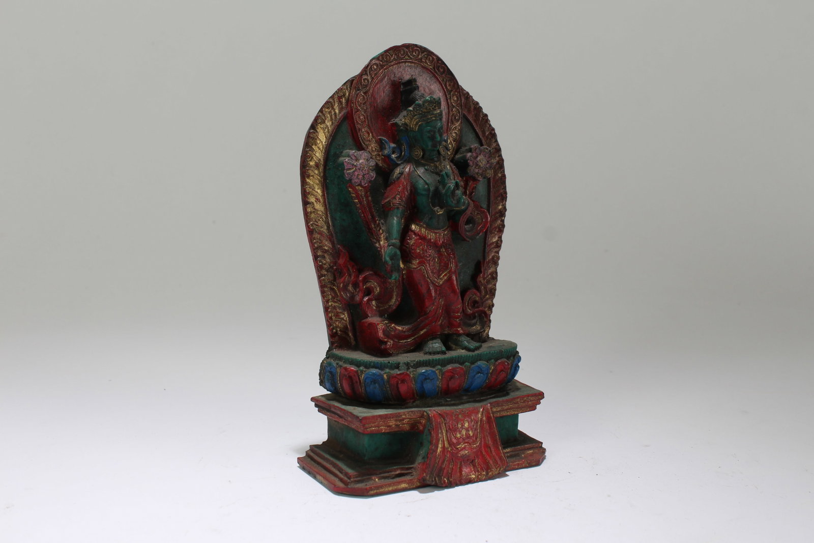 A Tibetan Religious Fortune Buddha Statue - 2