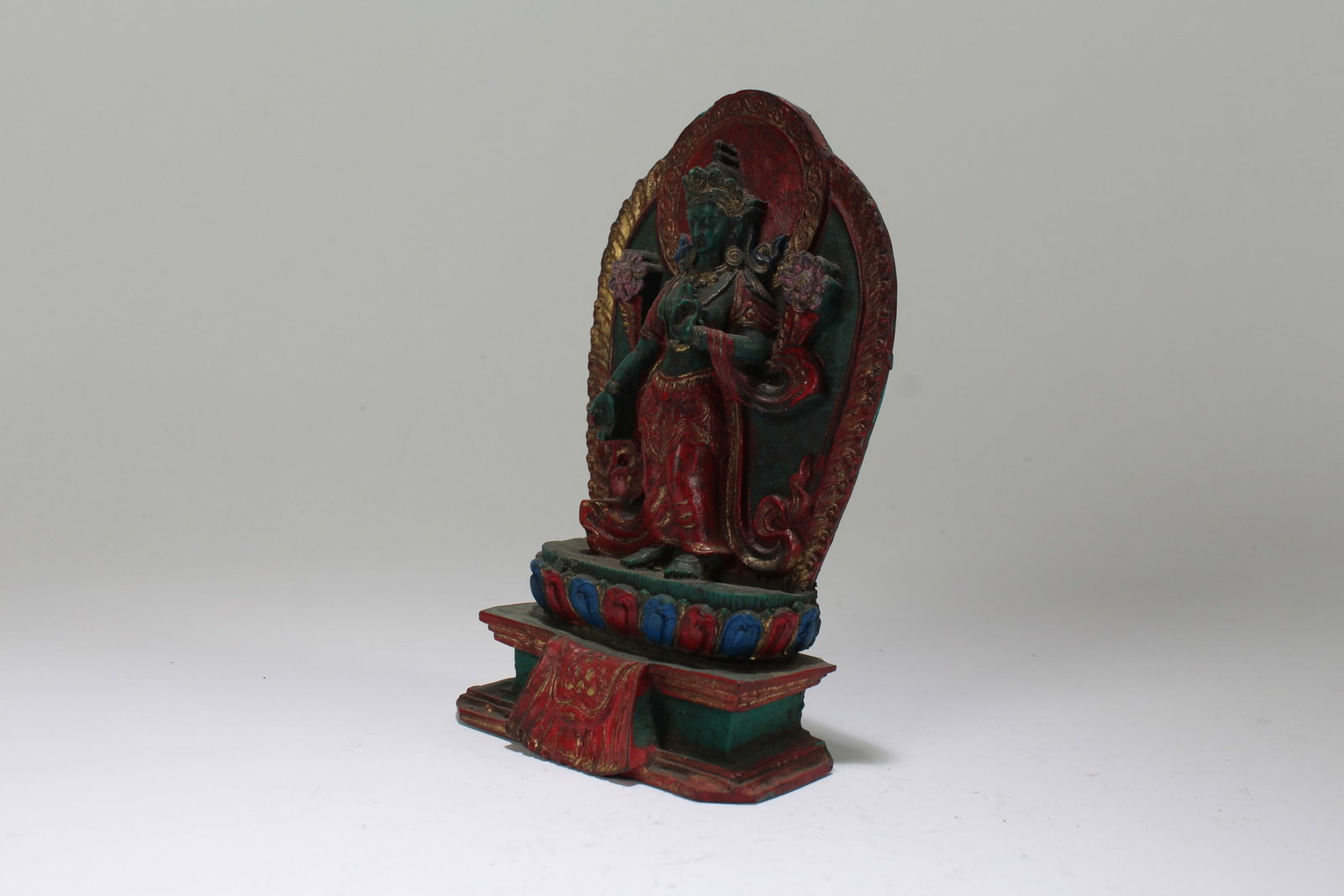 A Tibetan Religious Fortune Buddha Statue - 3
