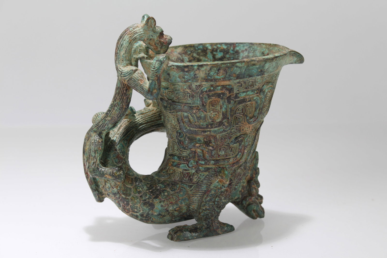 A Chinese Anicent-framing Bronze Vessel - 3