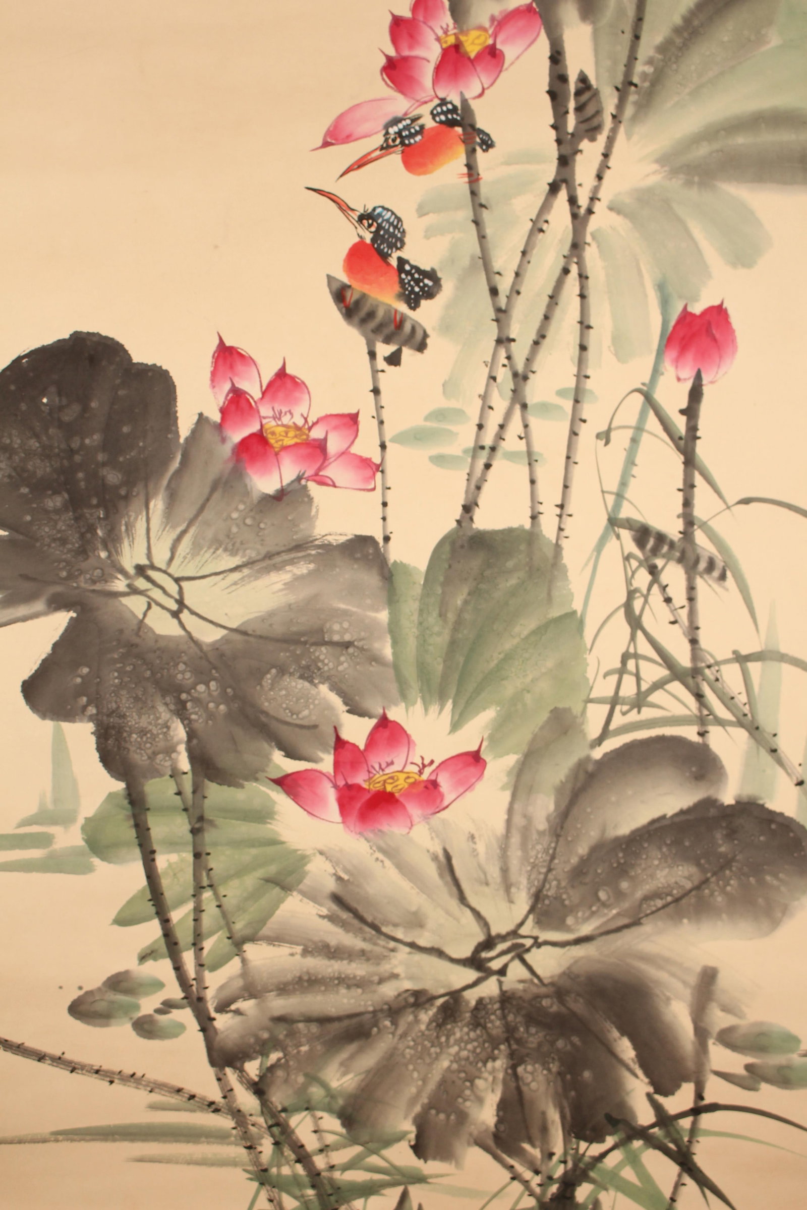 A Chinese Nature-sceen Fortune Scroll - 3